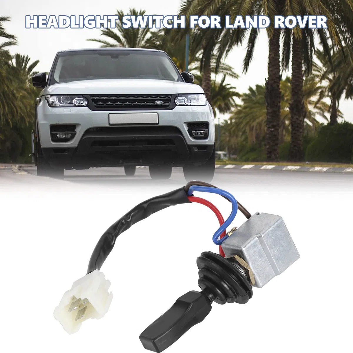 Interruttore Luci Defender, Akozon Interruttore Luce Freno Faro AMR6104 Interruttore Indicatore di Direzione Adatto per Defender 1997-2014