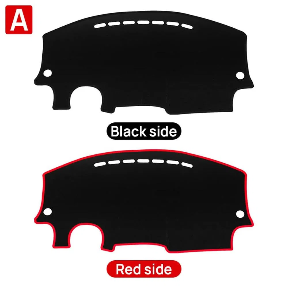 Copri cruscotto per Auto, AntiGraffio, Interno, Adatto per VW New Beetle 2003-2011, Poliestere, Bordo Nero