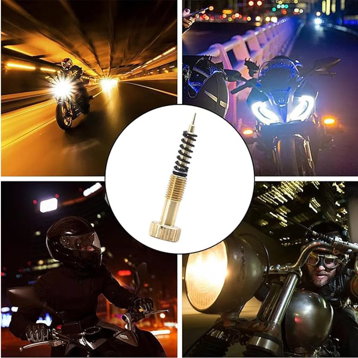 Vite Di Regolazione Dell'aria Del Carburatore Per Motocicletta Vite Del Rapporto Di Miscela Del Minimo Per CV40 CVK34 36 40 Mm