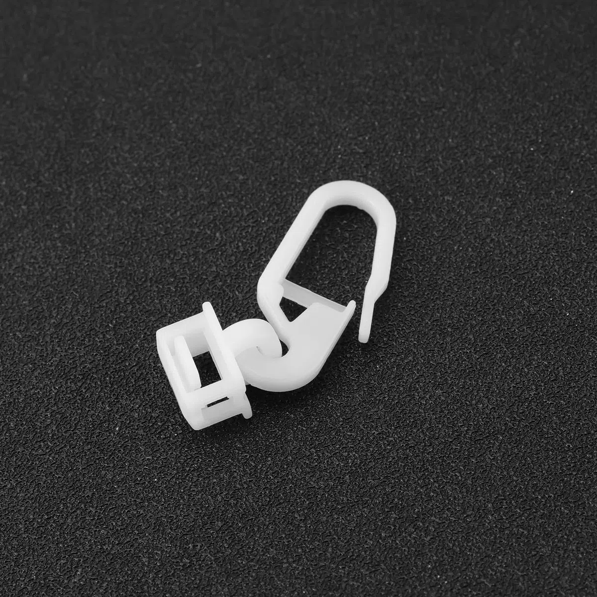 40 Ganci per Tende in Plastica Bianca da 34 mm, Compatibili Con Swift Camper, Roulotte e Camper