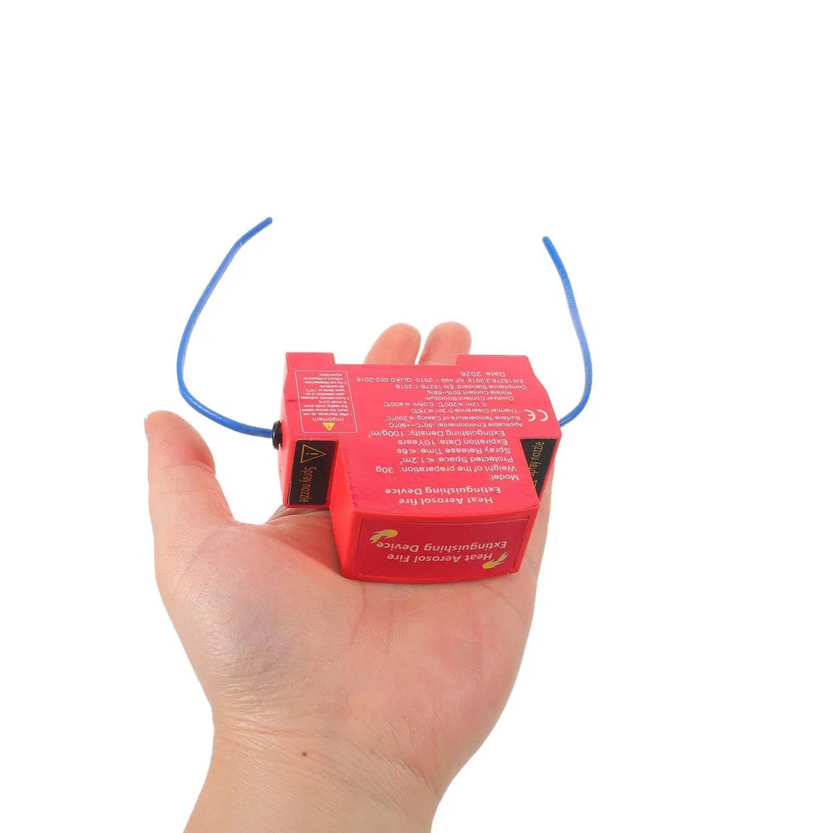 Estintore Automatico per Auto - Dispositivo antincendio per Auto - Dispositivo estinguente ad aerosol Adesivo da 30 g per Camper, Barche e Veicoli marittimi