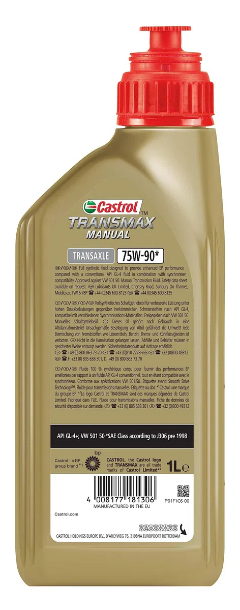 CASTROL 15F137 Olio cambio 1L
