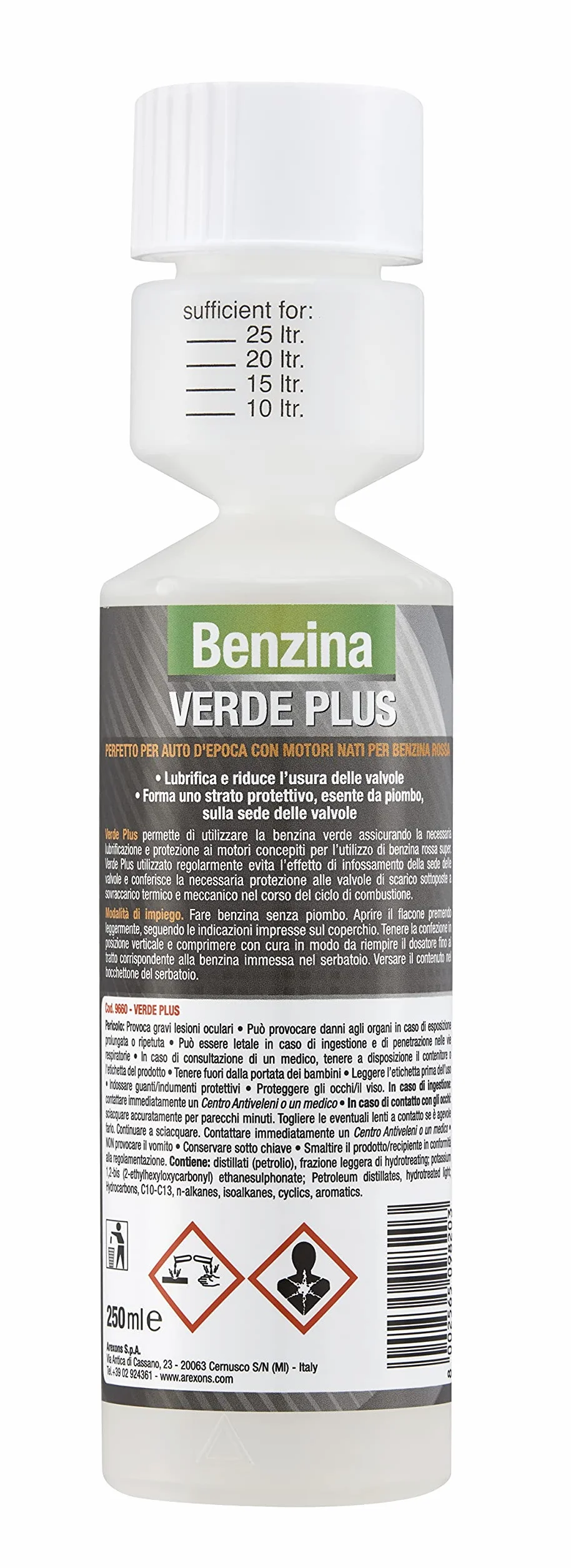 Arexons Additivo Benzina Verde Plus 1:1000 250 ml