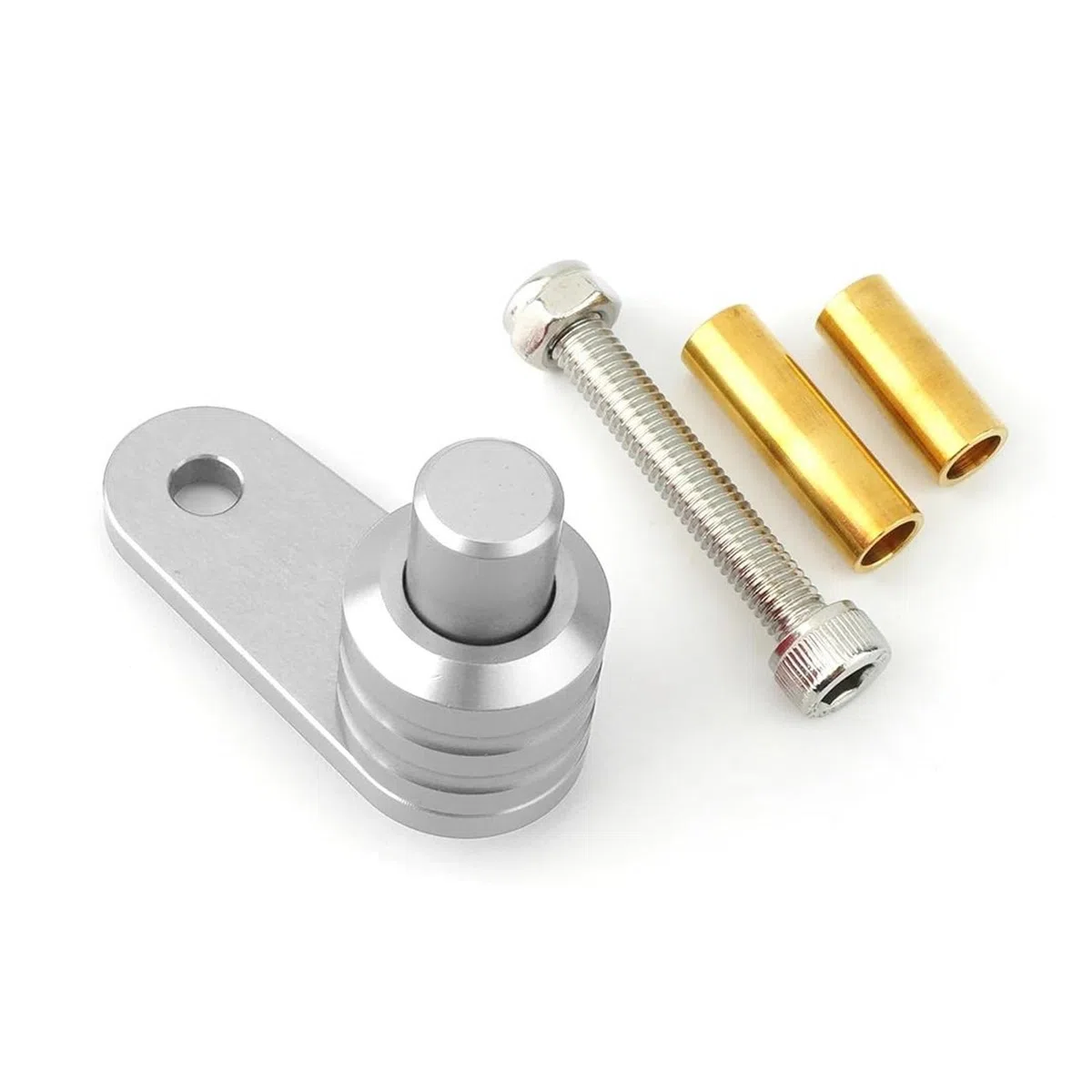 Per H&ONDA Nss Forza 750 350 300 250 125 Leva Freno Moto Interruttore Di Parcheggio Pulsante Blocco Semiautomatico(Silver3)