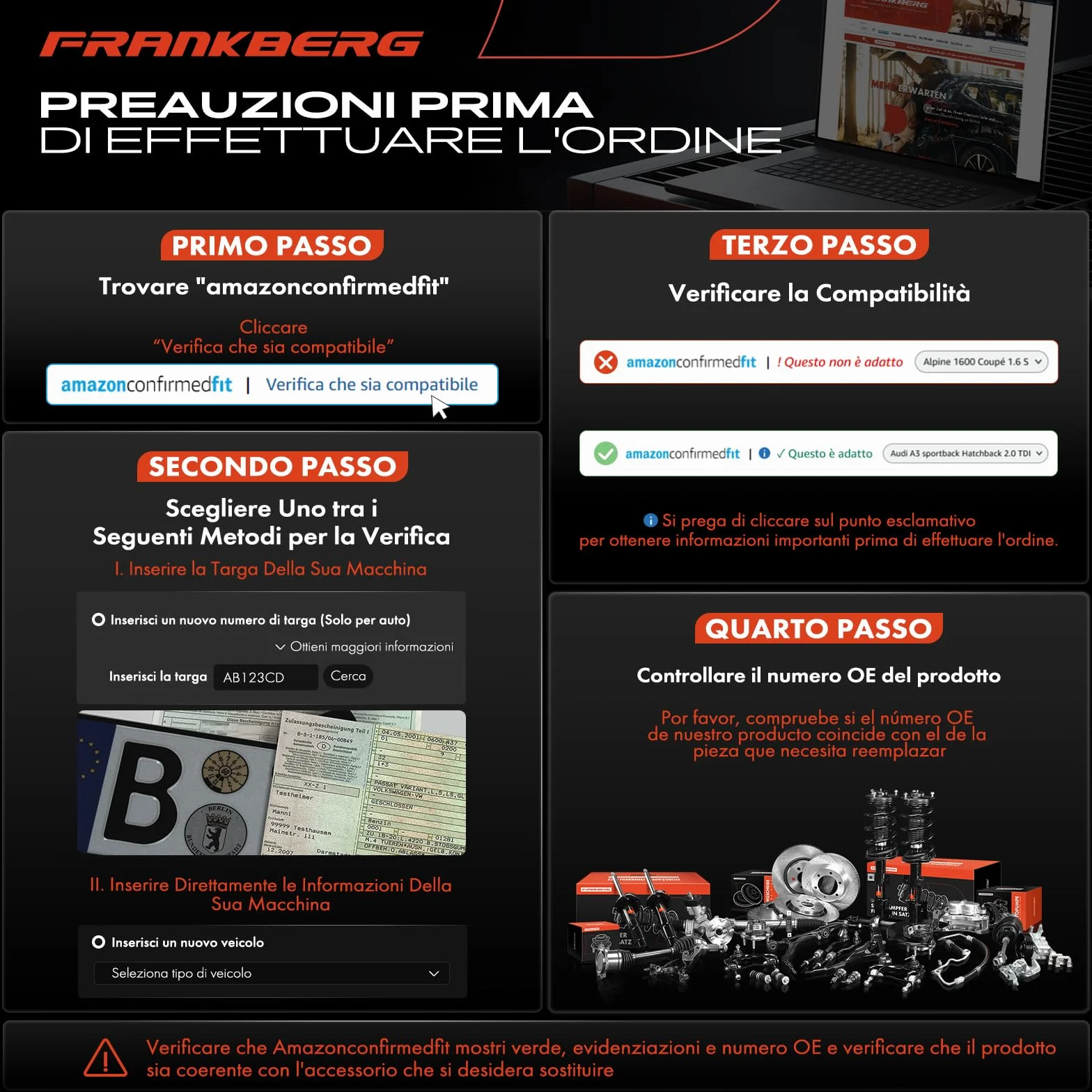 Frankberg 5x Bulloni per ruota Vite ruota Compatibile con Serie 1 E81 E87 Serie 3 E21 E30 E36 E46 E90 Serie 5 E12 E28 E34 E60 E61 Serie 6 E24 E64 1975-2017 610-574