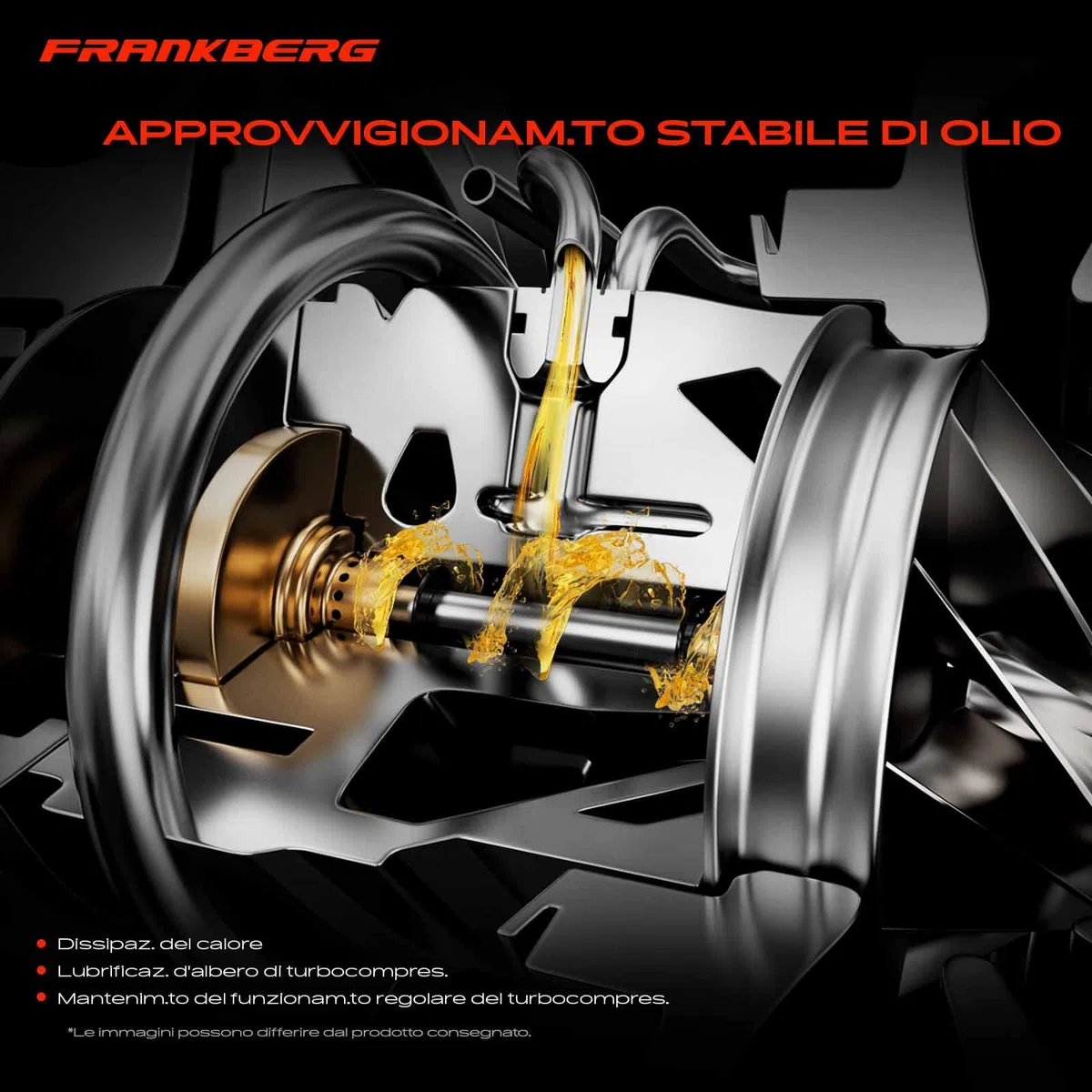 Frankberg Condotto olio turbo Benzina Compatibile con Mokka/Mokka X J13 1.4L Zafira Tourer C P12 1.4L Meriva B MPV S10 1.4L Adam M13 1.4L Astra J GTC 1.4L Replace# 25198546