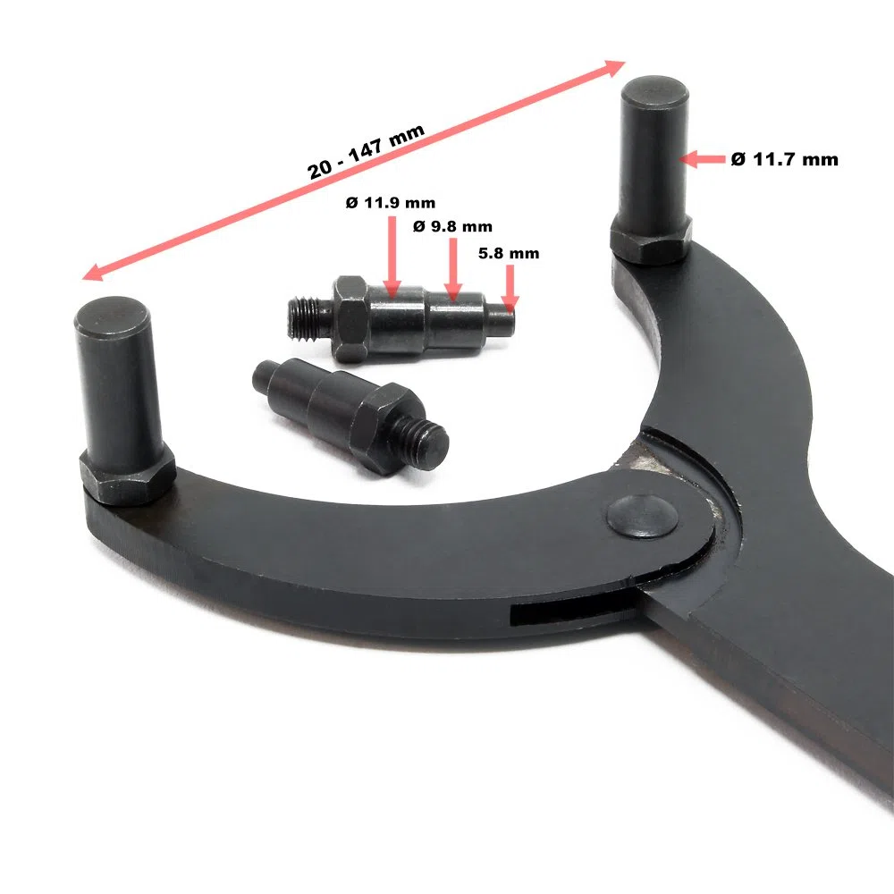 Wiltec Controsupporto per pignone Albero a camme VAG Utensile per Sostituzione Cinghia dentata