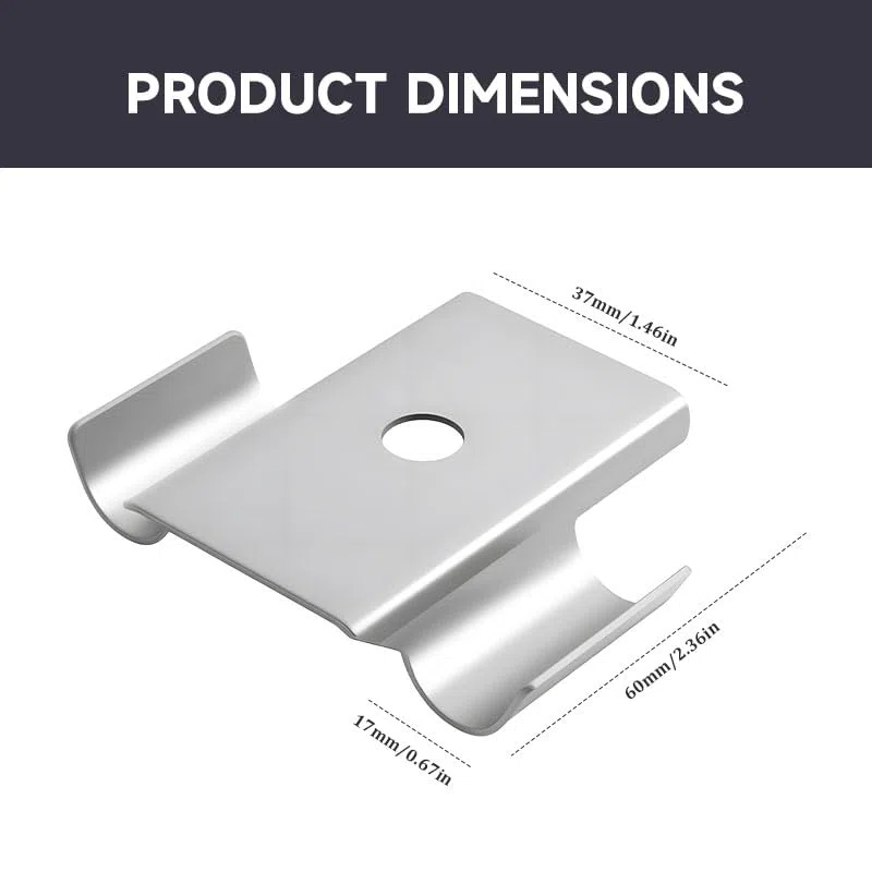 1 clip per cavo freno di stazionamento in acciaio inox migliorata, compatibile con BMW Serie 1 2 3, per riparazione e manutenzione del sistema frenante