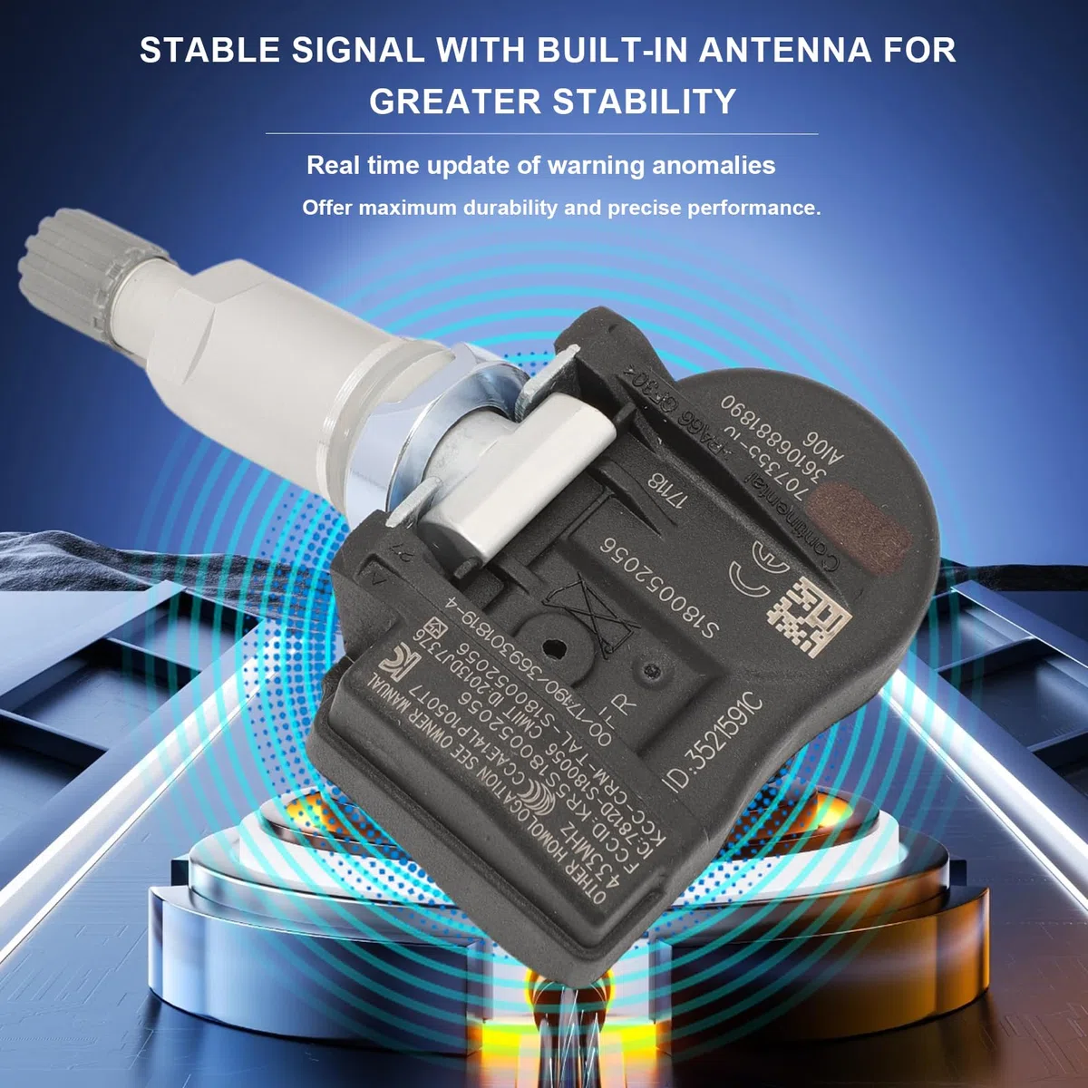Sensore di pressione Sistema di monitoraggio della pressione dei pneumatici Sensore TPMS RDKS per Serie 1 2 3 4 F20 F21 F22 F23 F87 F45 F30 F31 36106856209, 36106881890