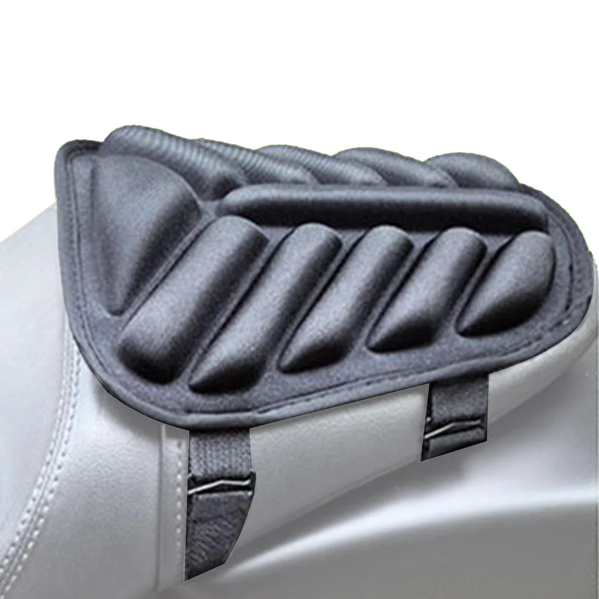 Cuscino per sedile moto in gel, cuscino per sedile passeggero, traspirante e ammortizzante, morbido cuscino a nido d'ape per lunghe pedalate