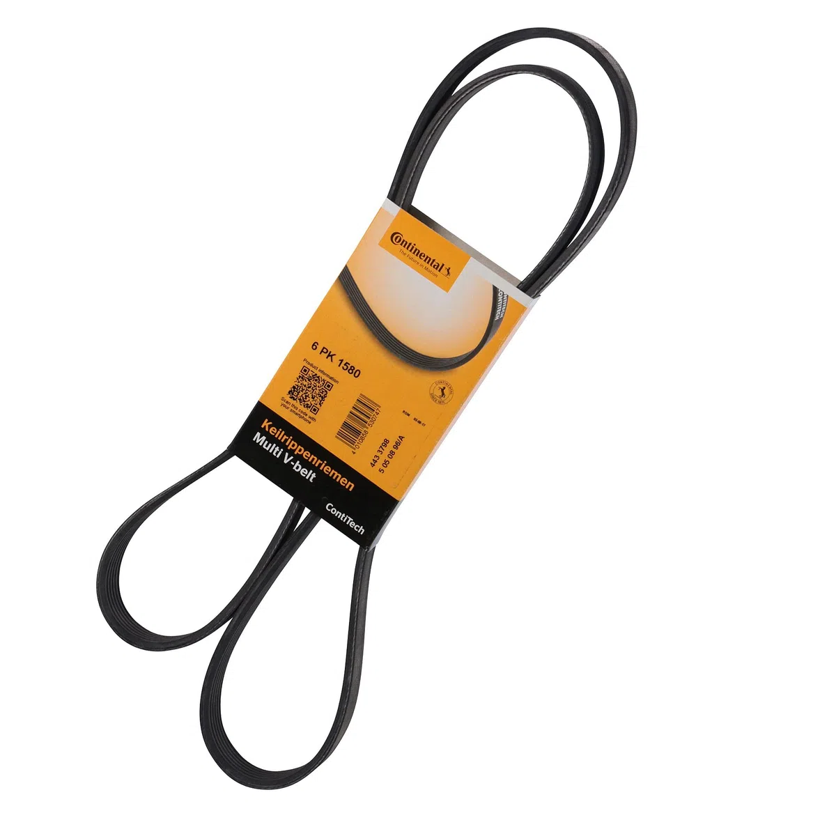 Contitech 6 PK 1580 Cinghie Trapezoidale