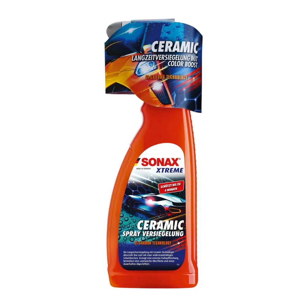 SONAX Xtreme Ceramic - Protezione Spray in Ceramica (750 ml) ravviva intensamente i Colori, Rende la Superficie Morbida al Tatto e Lucida | RIF: 02574000