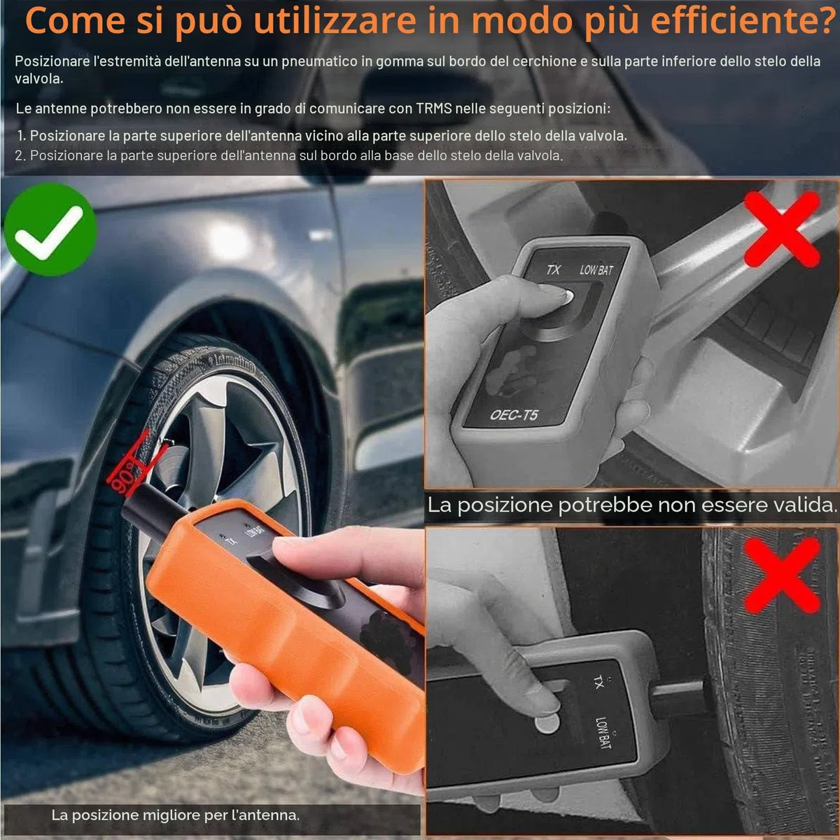 Sistema di controllo della pressione degli pneumatici, GM TPMS Relearn Reset Tool