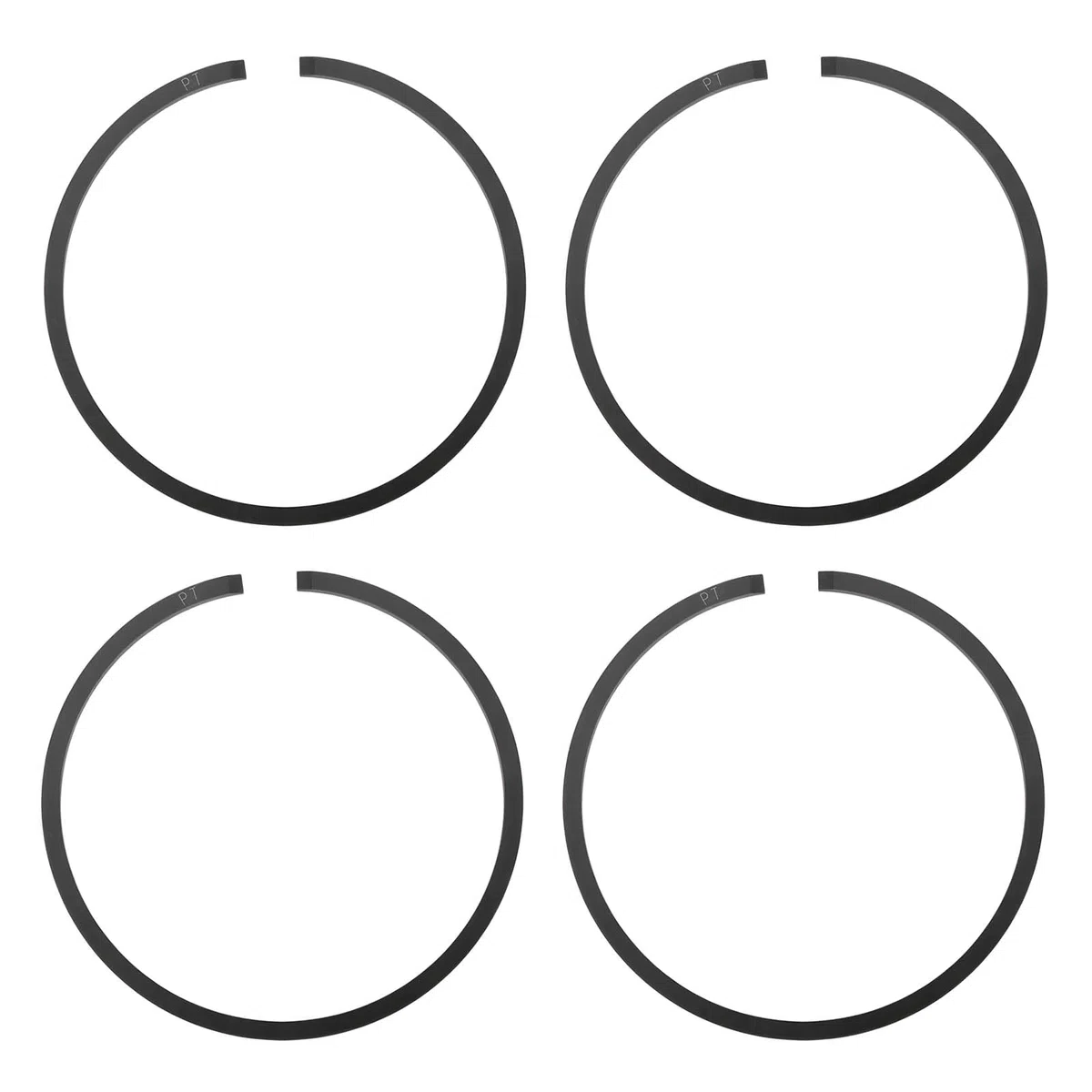 Set di 4 anelli pistone da 40 mm x 1,5 mm, compatibili con Hercules compatibile con motori Peugeot 50cc a 2 tempi