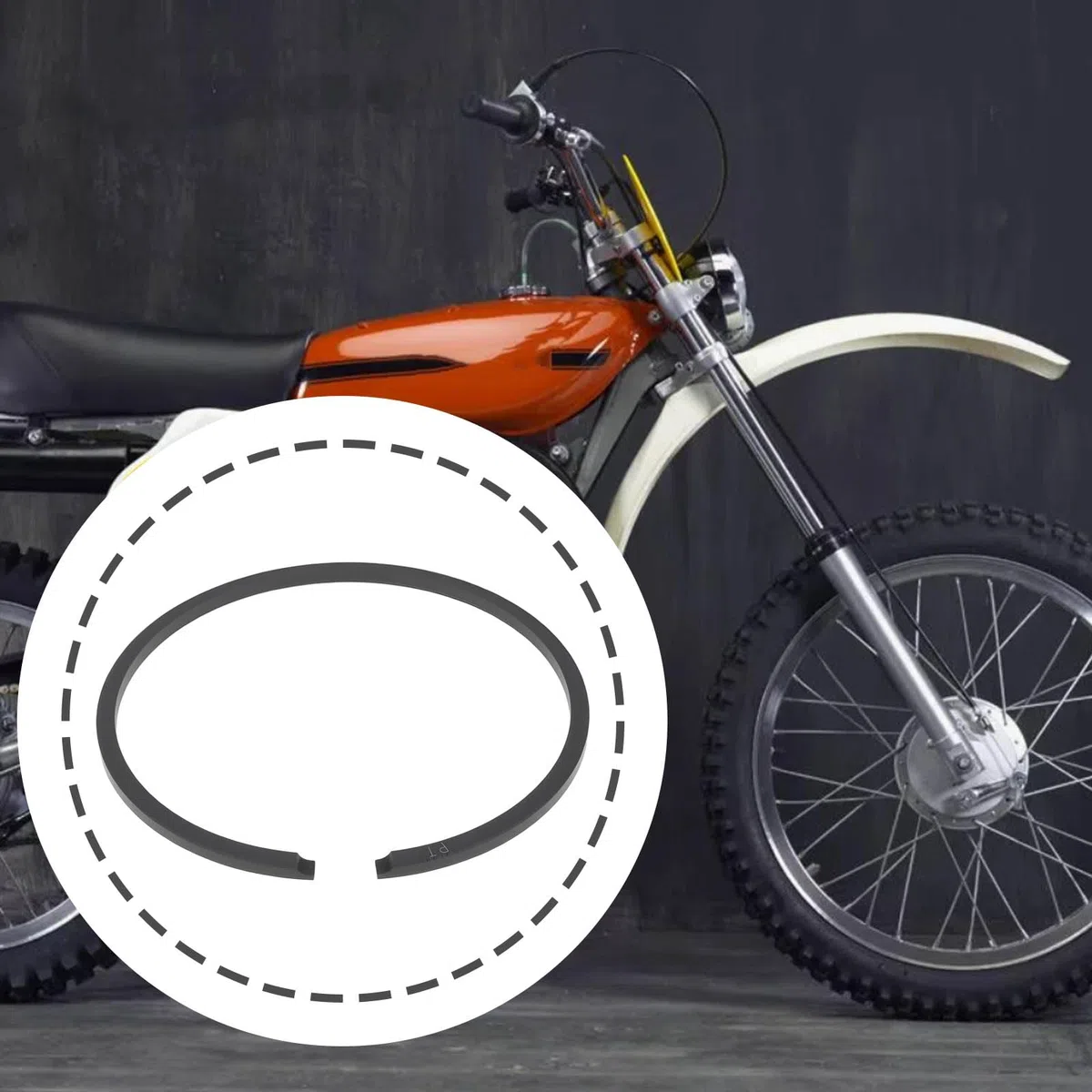 Set di 4 anelli pistone da 40 mm x 1,5 mm, compatibili con Hercules compatibile con motori Peugeot 50cc a 2 tempi