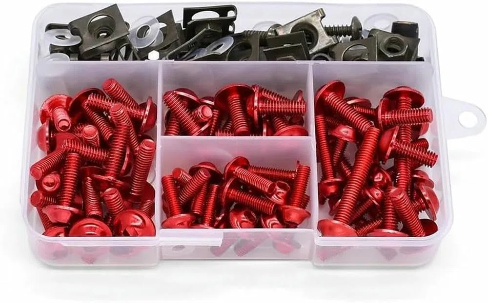 Kit Completo di bulloni per carenatura Moto, per Honda Forza 125 Hornet 600 Cb125r Xadv CBR 600 RR Cbr500r Rebel 500 Viti e Dadi per carenatura in Acciaio, 177 Pezzi