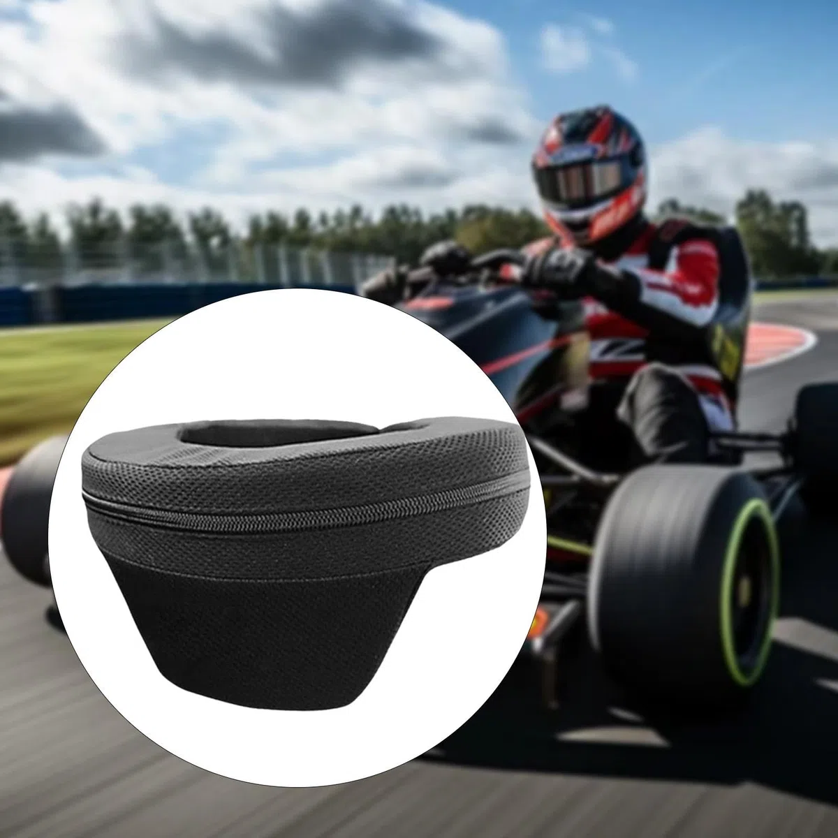 Collare Protettivo Paracollo per Motocross Protezione Collo Supporto Cervicale Accessorio Da Corsa con Forma Ergonomica Adatto per Attività Sportive, Adulto Nero