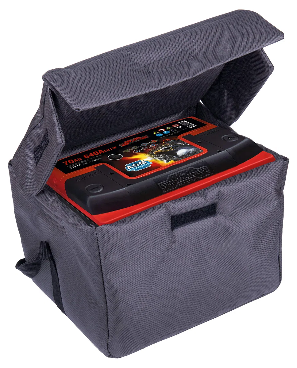 Ferocity Custodia Borsa Termica Protezione antigelo Custodia Termica per batterie Auto 32-45 Ah, Size S