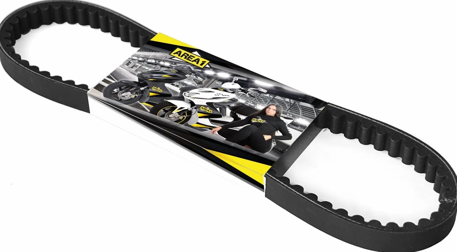 Area1 Cinghia di Ricambio 811x18,5 per Scooter 50cc 2T – Compatibile con NRG Power, TPH, Zip, Free, Liberty, Runner, SR50 R/Street/Sport/Racing, Vespa Primavera 50, ET2, LX, LXV, Sprint 50, Atlantis