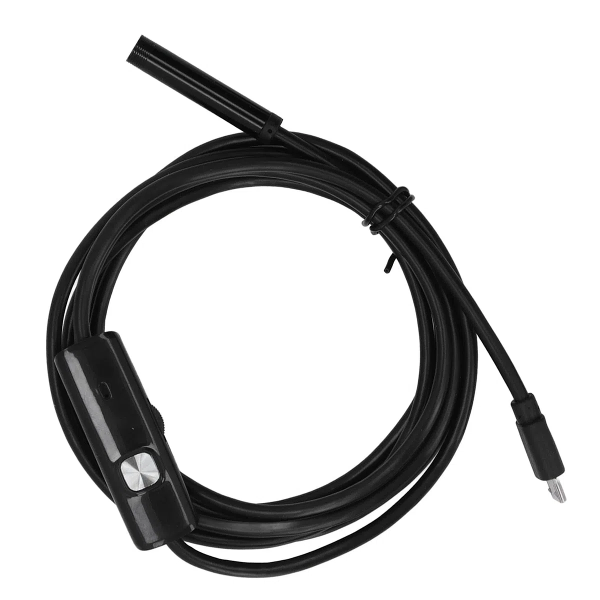 Telecamera per Ispezione con Luce 7mm Endoscopio USB IP67 3MP Angolo di Visione 70 Gradi Cavo Flessibile 2 Metri Compatibilità Universale per Smartphone e Laptop Final Selling Points