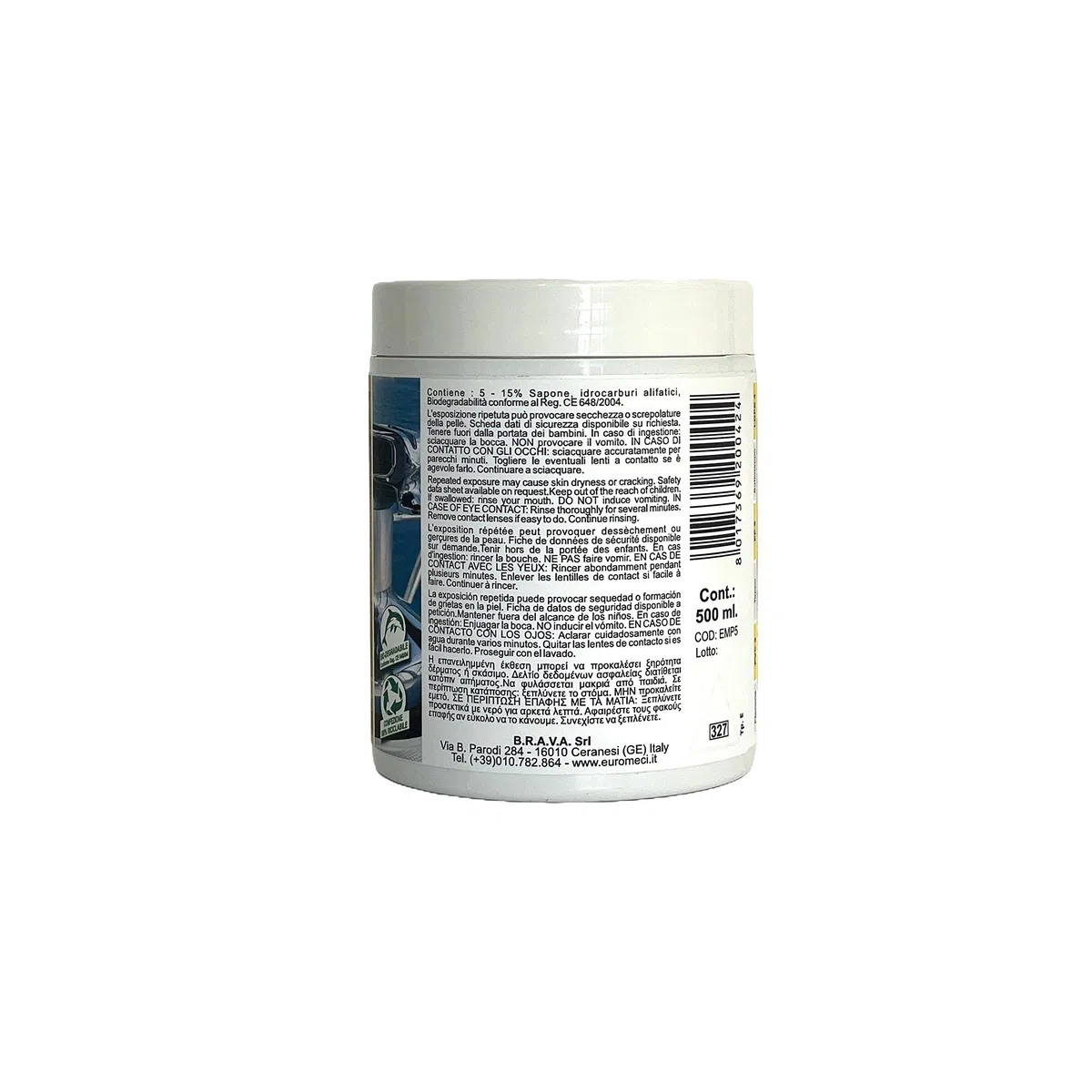 Metal Polish, Pasta lucidante per Metalli, 500 ml