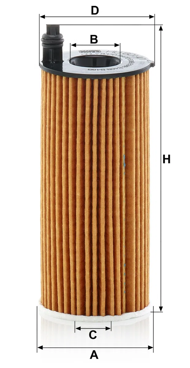 MANN-FILTER HU 6014/1 z Filtro dell'olio - per Autovetture + veicoli commeriali