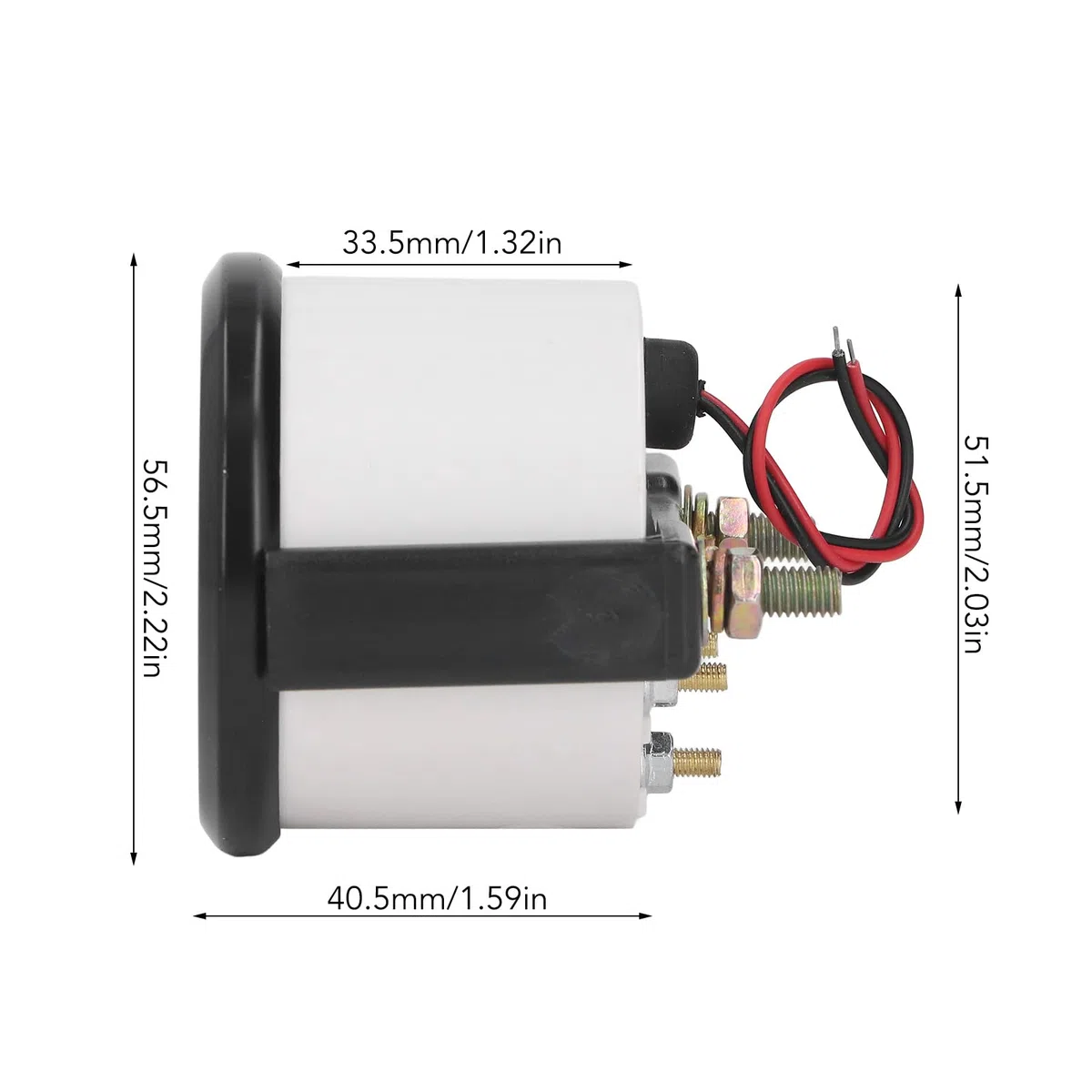 Indicatore Livello Carburante Universale da 2 Pollici Misuratore Serbatoio Carburante Moto con Retroilluminazione a LED Per Modelli Modificati a Benzina