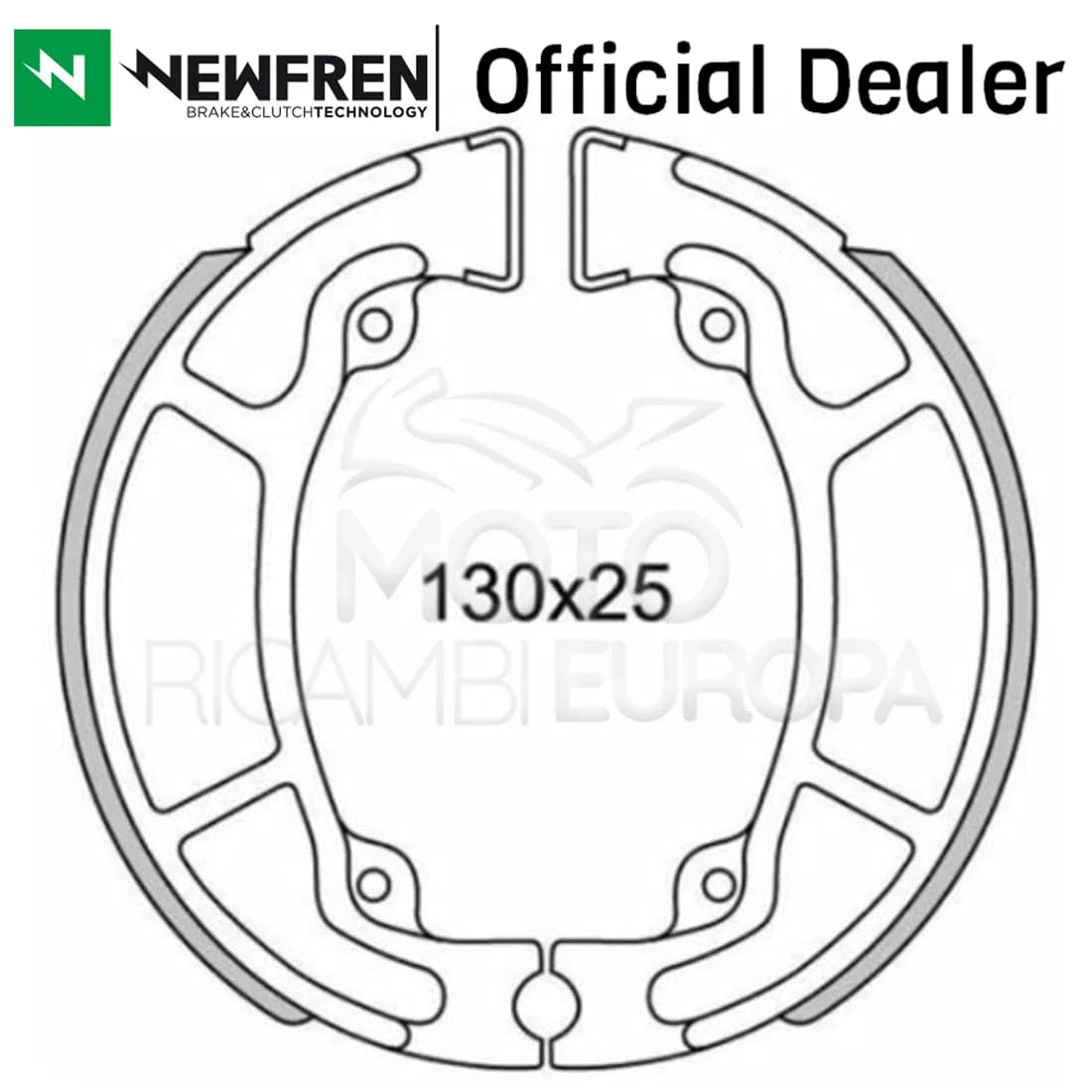 GANASCE FRENO POSTERIORI NEWFREN SH 125 150 2000>2008 @ 2000 > DYLAN 125 150 2001 > 2007
