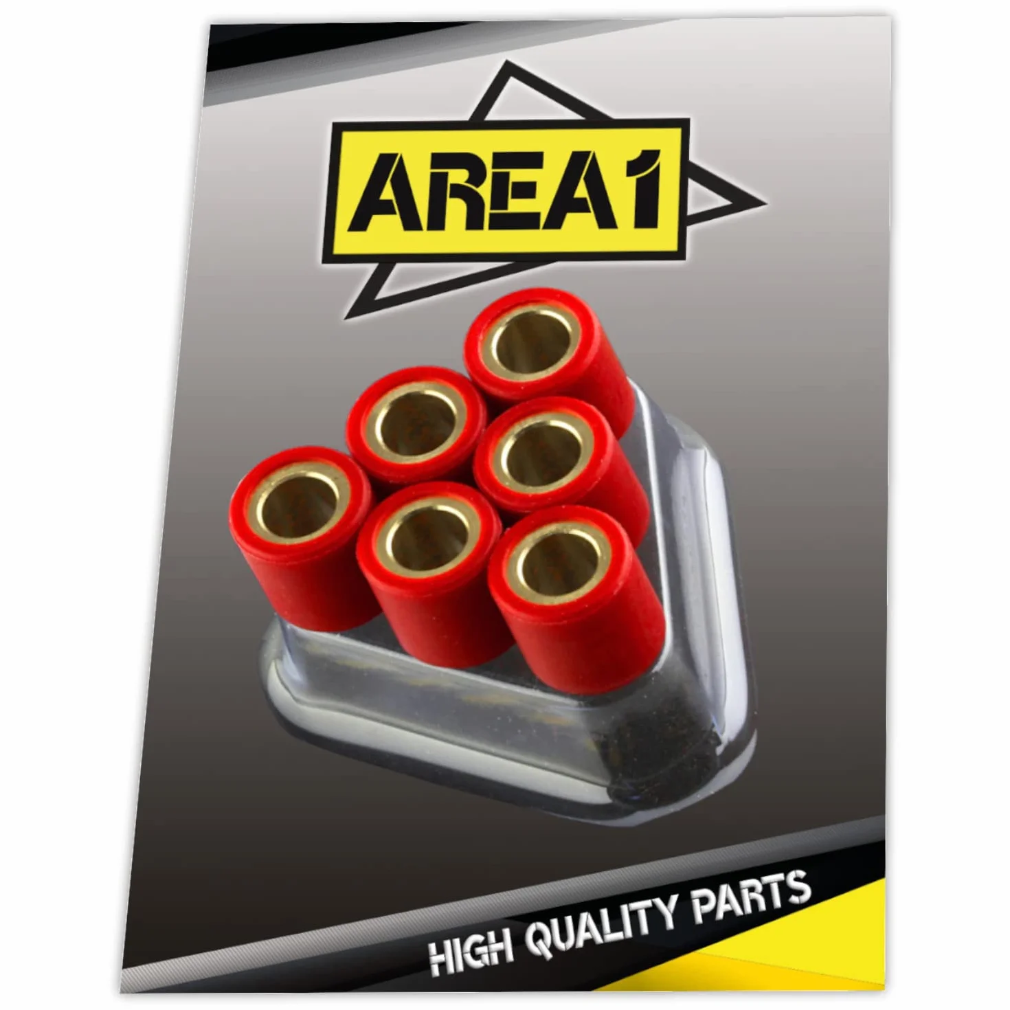 Area1 Rulli Variatore 20x17 mm Rotoli per Variatore/Pesi Del Variatore - 12,0 Grammi - compatibile con Runner DNA, X8 X9 Liberty, Jet Force Elystar, GT, Sym