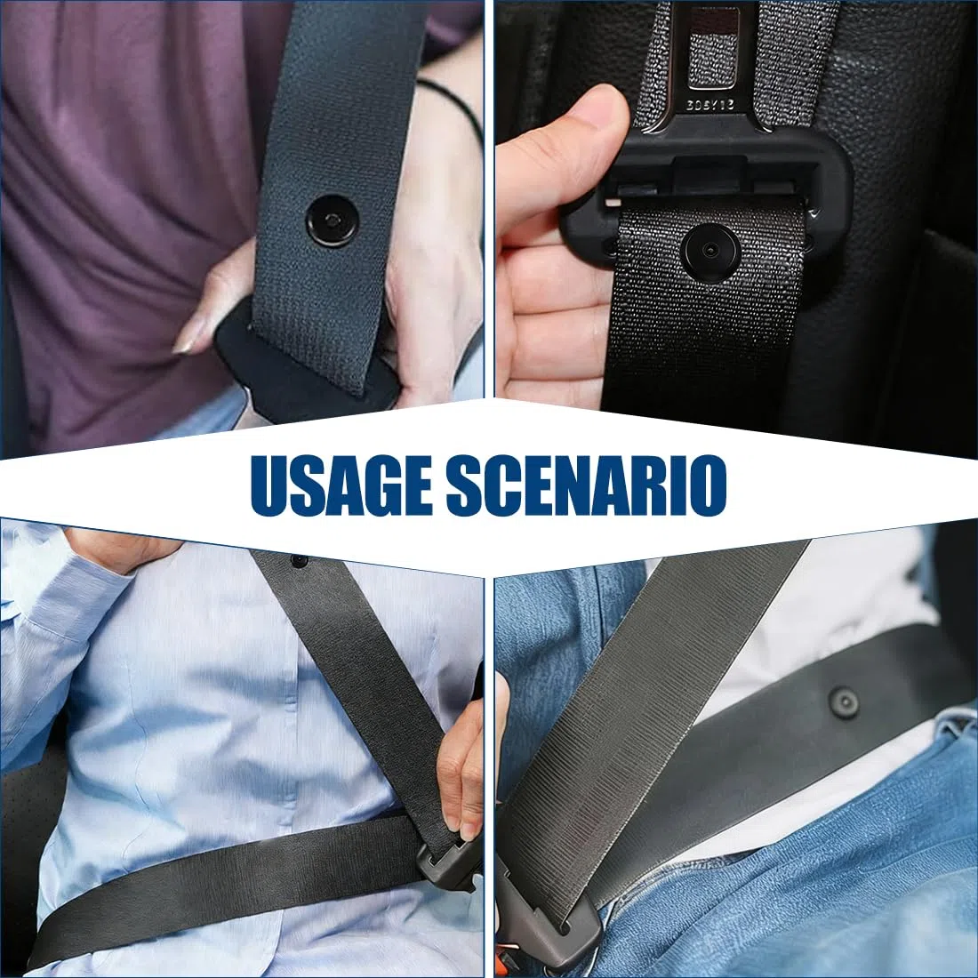 10 Paia Bottoni Cintura Di Sicurezza Auto, Universale Blocca Cintura Sicurezza Auto, Ferma Cintura Di Sicurezza Auto In Plastica, Per Tutti I Tipi Di Auto Suv E Camion