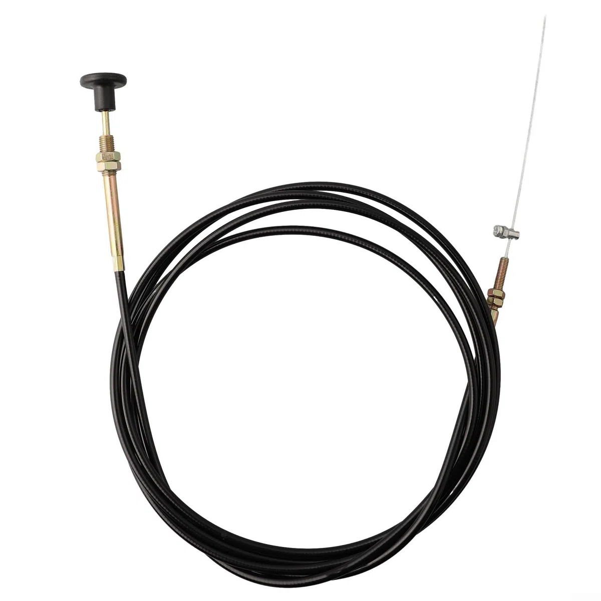 Cavo di controllo Bowden per arresto dell'arresto resistente, lunghezza 25 m per sistema acceleratore carburante motore (3,5 m)