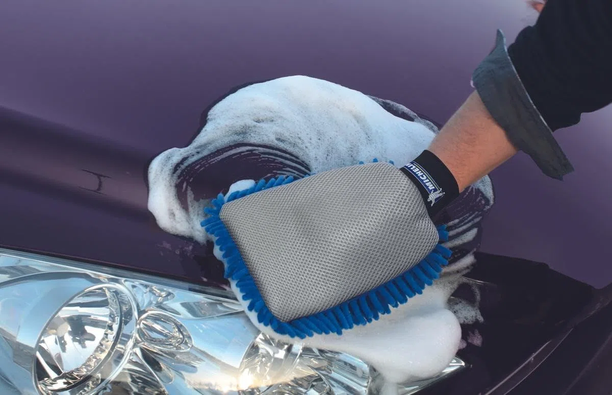 Michelin Guanto in microfibra per lavaggio auto