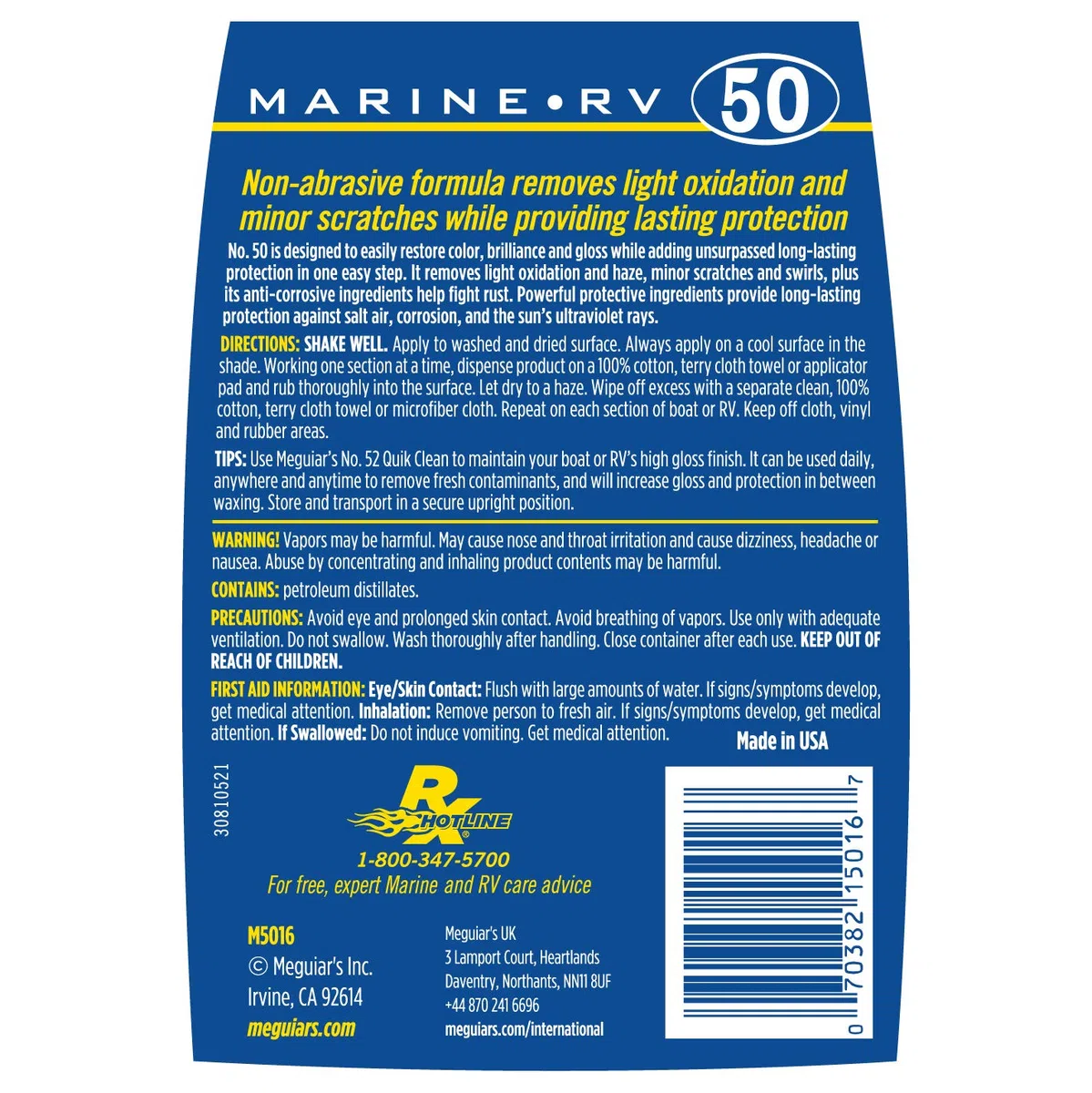 Meguiar's 21520 Cera Protettiva Liquida
