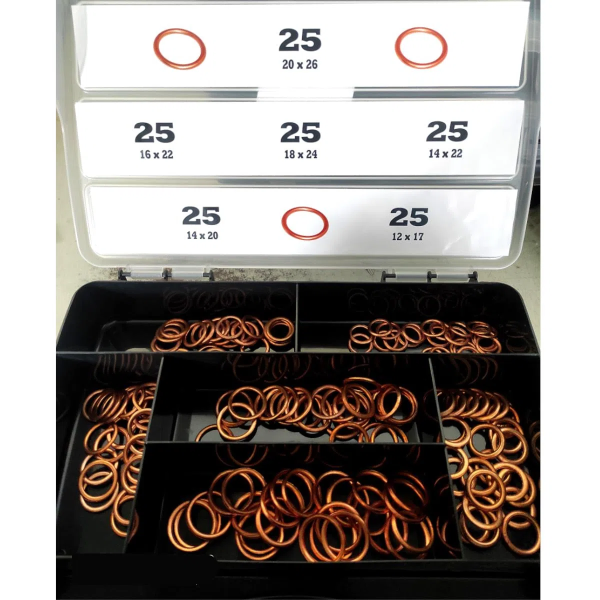 SIO 100 Rondelle Carter Olio Auto 16x22 mm Senza Amianto – Guarnizioni Tappo Scarico Olio Motore – Rondelle Tenuta per Cambio Olio Auto e Officina - rondelle tenuta olio auto manutenzione