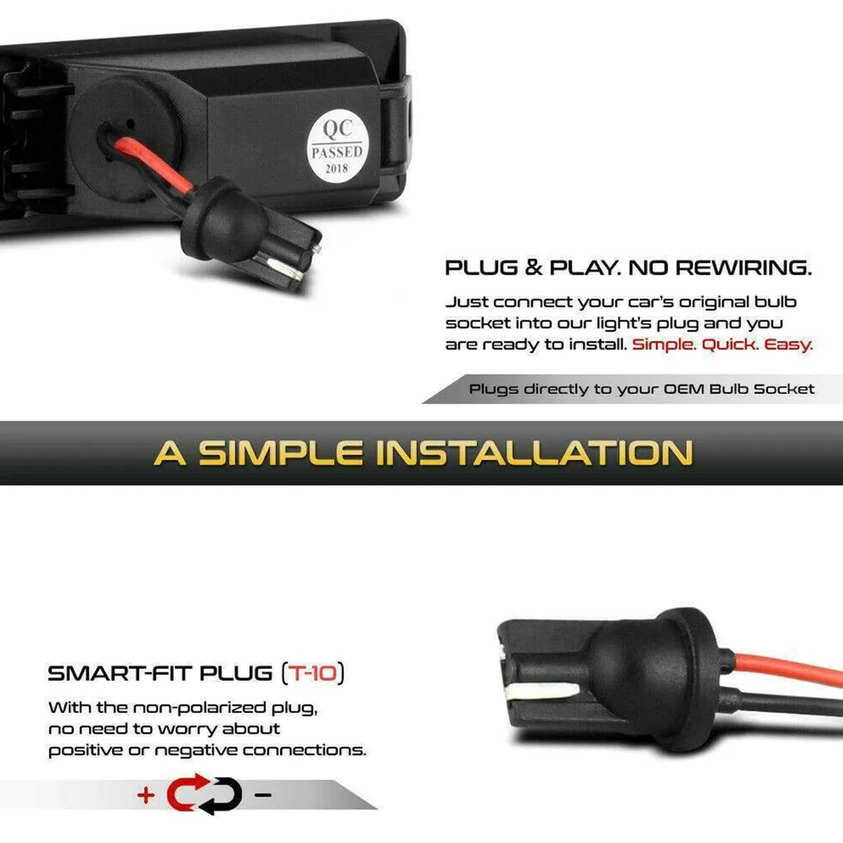 Set di 2 luci targa Compatibile con Nissan X-Trail T31 Qashqai J10 J11 Juke F15 Primera P12 Pathfinder R51 Rogue Sport Versa Armada Q50