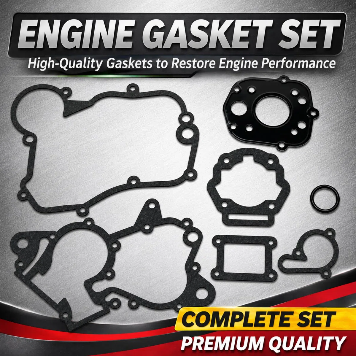 guarnizione motore per Der-bi Euro 3 e 4 Senda RCR/SMT RS4 50, guarnizione testata carter frizione pompa cilindro accensione per motore D50B0 2T