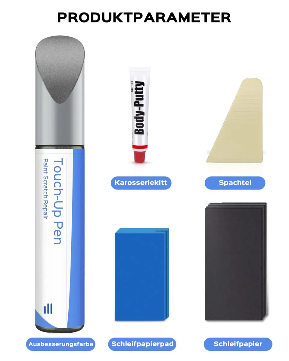 M7 Carbonized Gray Metallic Kit di vernice di ritocco compatibile con Ford esatta corrispondenza per chip e graffi