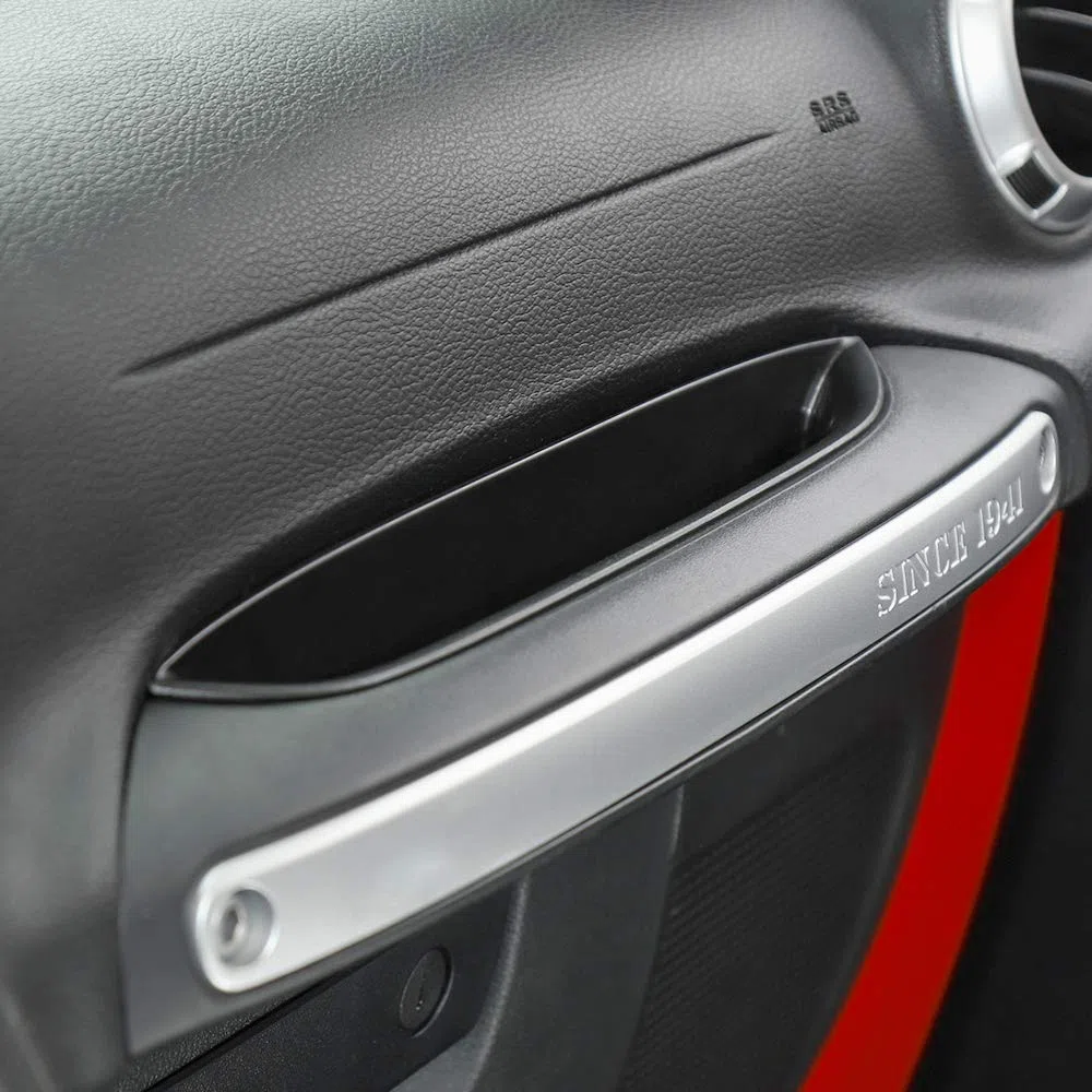 Savadicar GrabTray, vassoio portaoggetti per passeggero, organizer con maniglia per accessori per Jeep Wrangler JK JKU 2/4 porte 2011-2018, accessori interni, nero