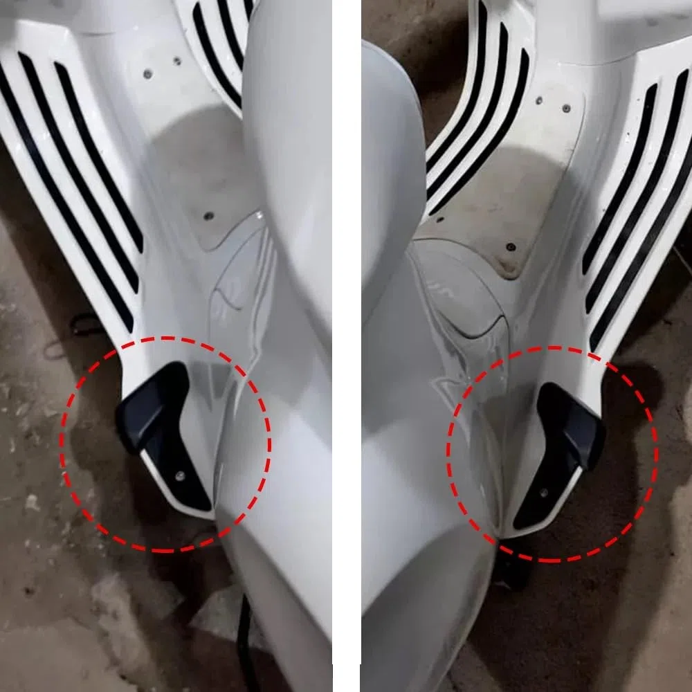 Motorcycle Pedane Passeggero Posteriore Moto Pedane Pedane Pedane Pedali Piastra Compatibile con Vespa SPRINT PRIMAVERA 50 125 150 LX LXV