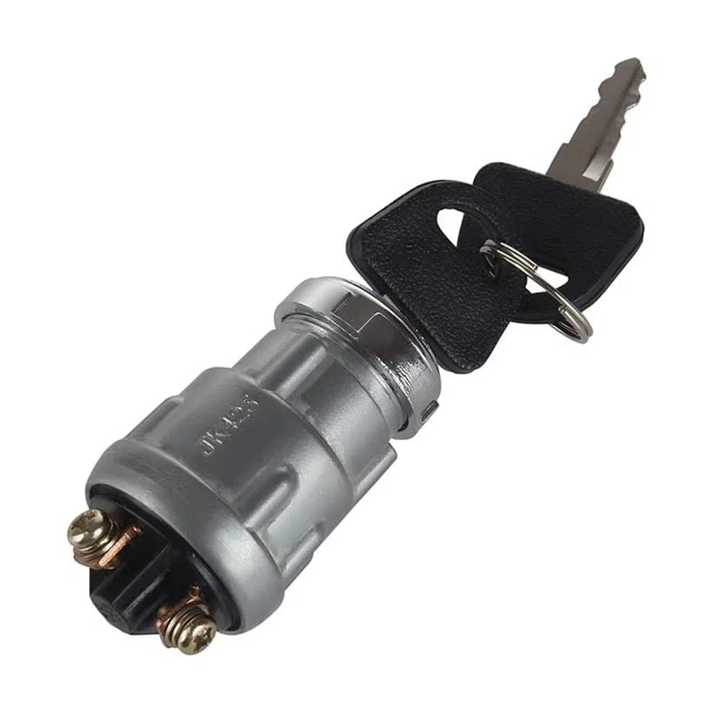 Interruttore di avviamento di accensione con 3 posizioni 3 Terminale di connessione 2 chiavi per auto Moto Trattore agricolo modificato Car Pit Quad Go Kart UTV Ciclomotore Buggy