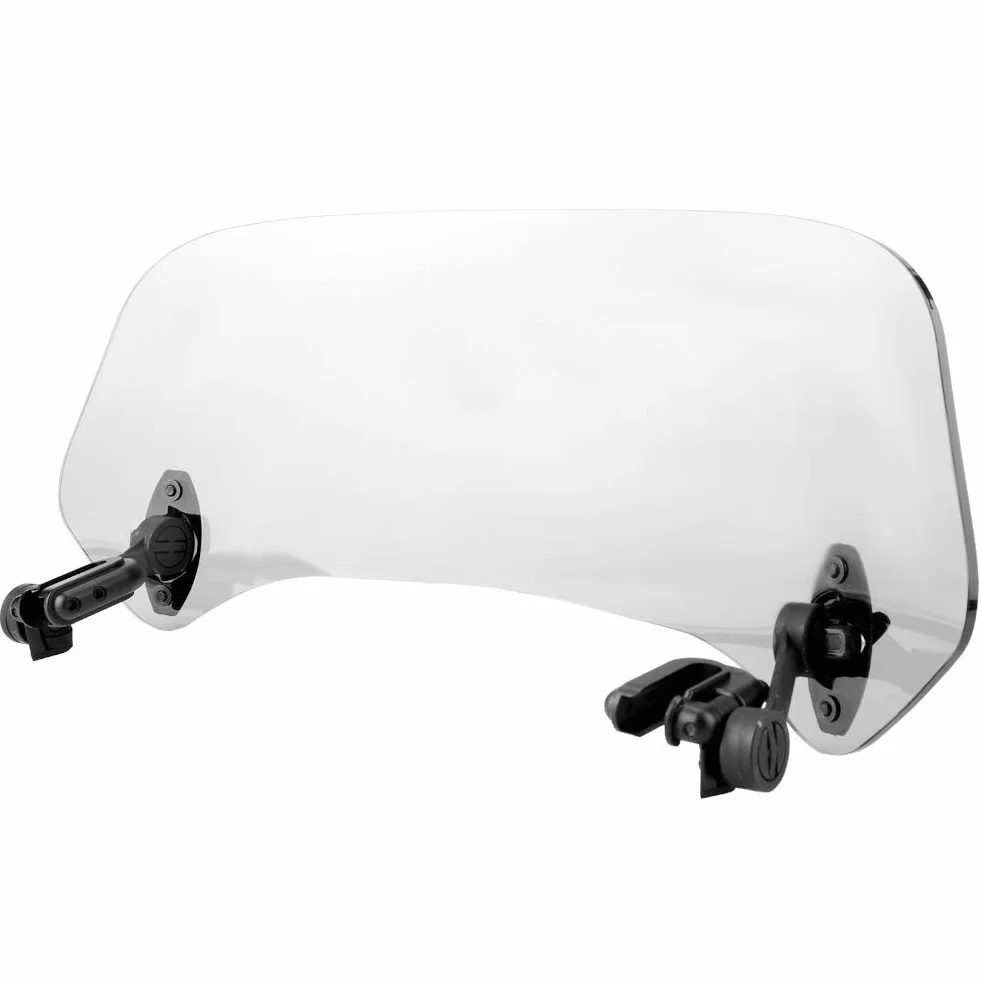 Parabrezza Moto Regolabile Spoiler Deflettore Trasparente Accessorio Universale per Moto con Regolazione Precisa e Protezione dal