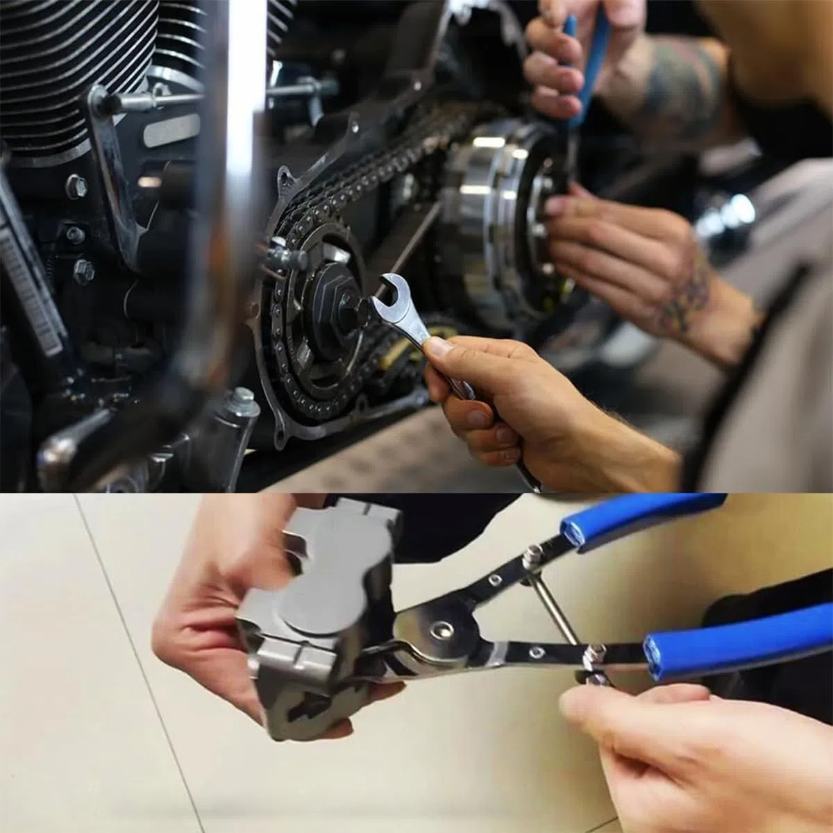 JNNJ Pinze Di Rimozione Estrattore Di Pistoni, Freno Veicoli Scooter Strumento Estrattore Emergenza Pistone, Pinze Di Rimozione Della Pinza Del Freno Della Moto per Scooter