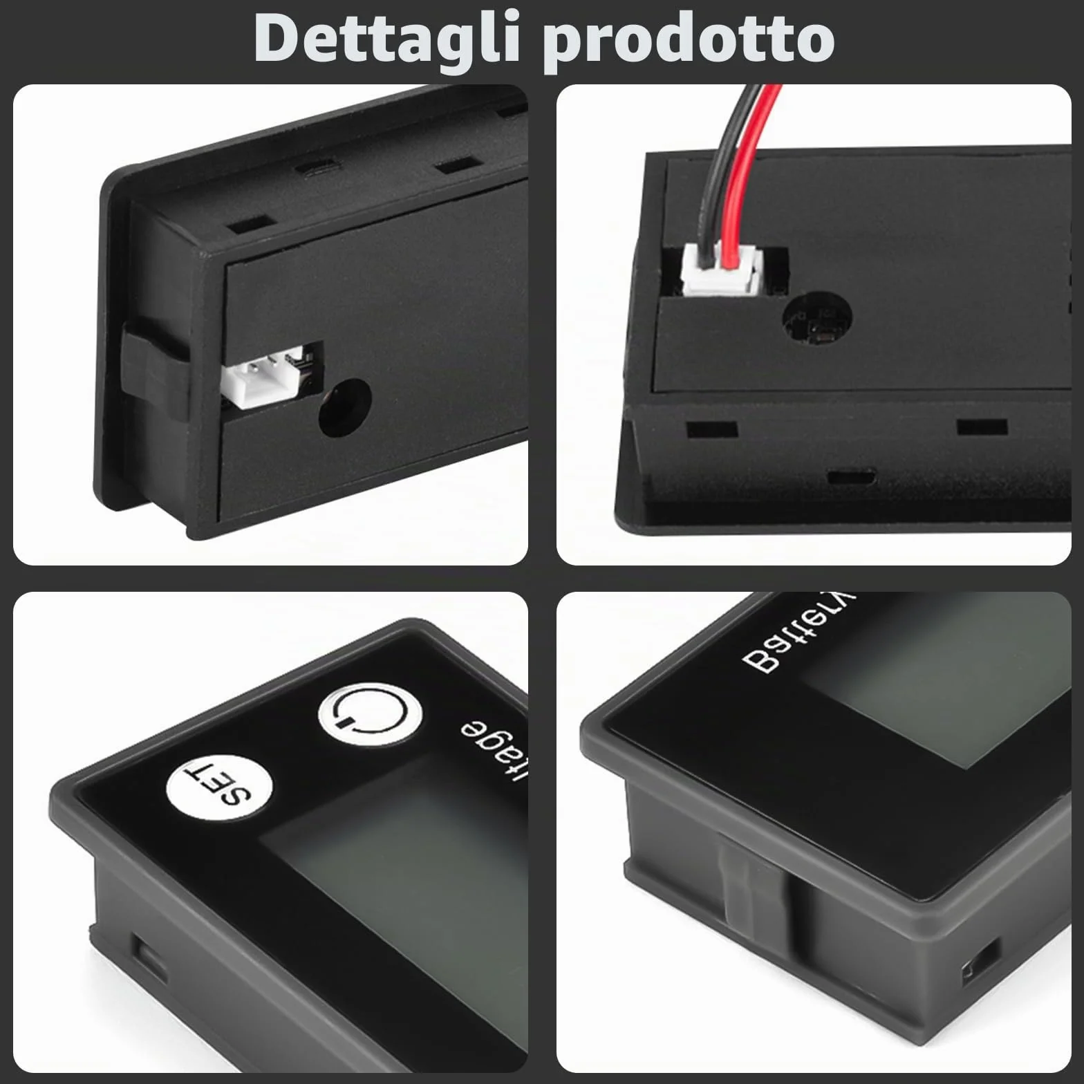 diymore protezioni batteria 12-84 V, indicatore DC 8-100 V, allarme estivo, temperatura per auto, barche, camper