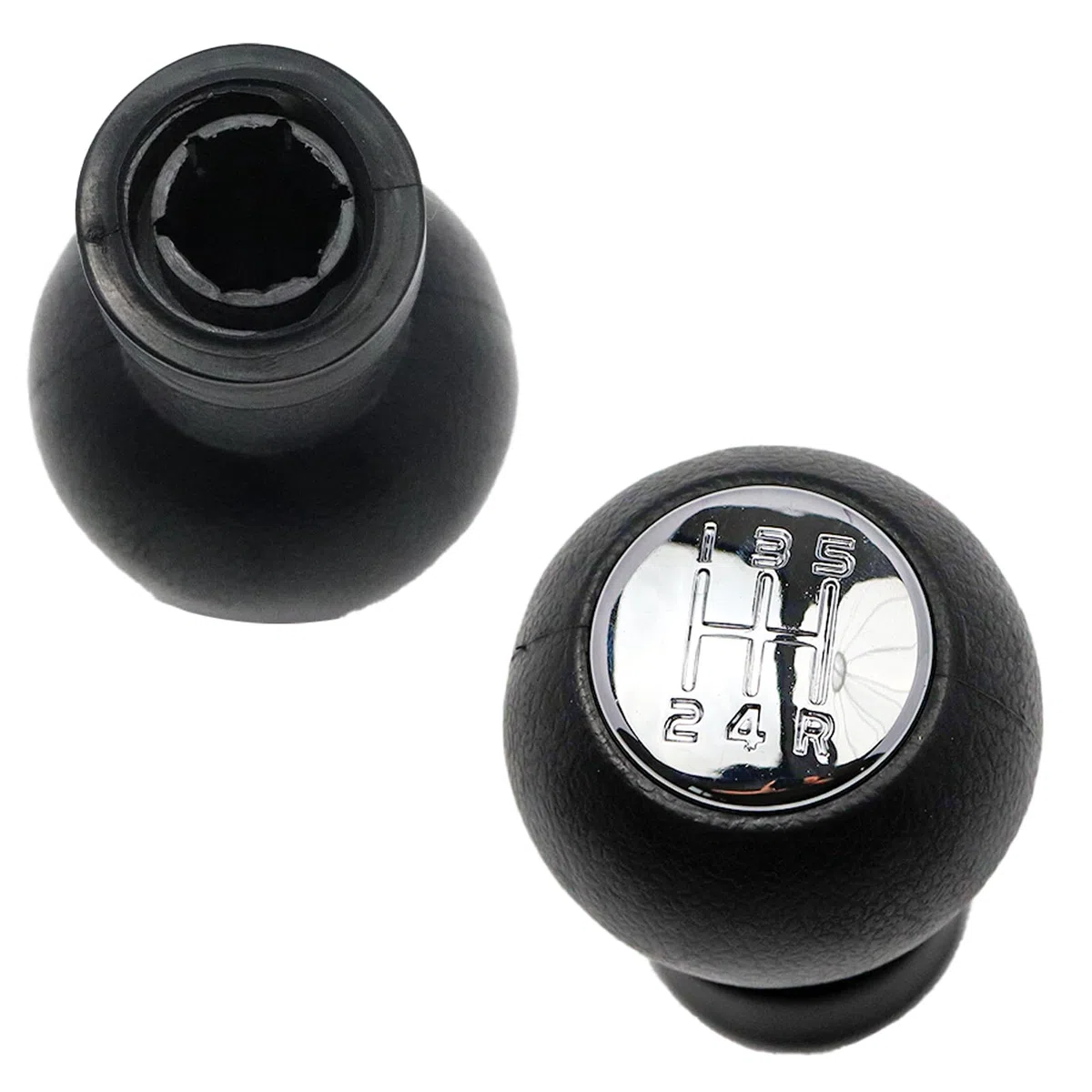 Pomello del cambio a 5 marce per Suzuki Swift SX4 Alto Fiat Sedici 28113M75J21-GJL Solo per leva del cambio, argento lucido