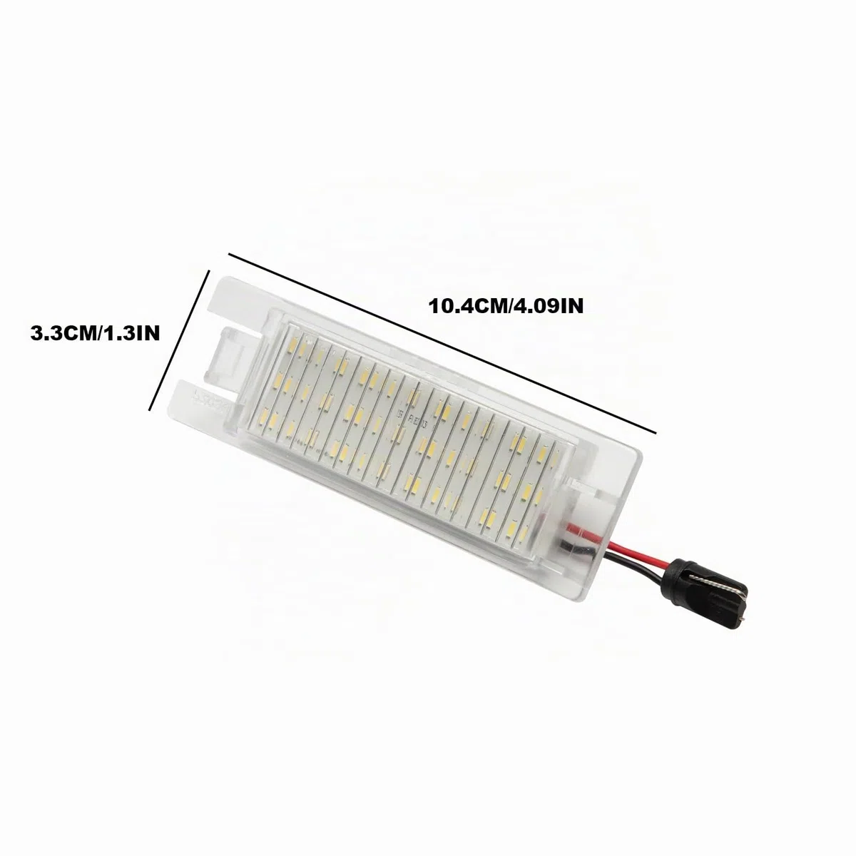 2 luci per targa Giulietta 940 per illuminazione targa 147 156 159 166 MiTo GT Spider Brera per Zafira B Astra H Corsa D Camaro Malibu Plug and Play GM20944894