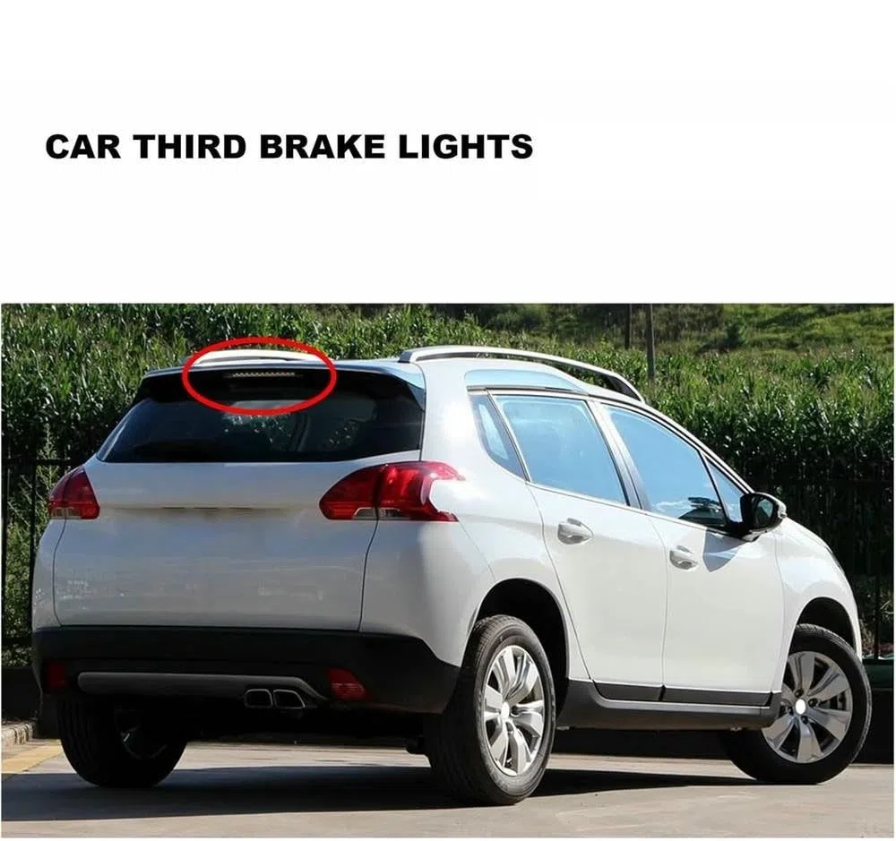 Gruppo Ottico Posteriore Centrale di Terza Luce di Stop a Montaggio Alto per Peugeot 2008 308 SW II 508 SW 9600412680 6351LX
