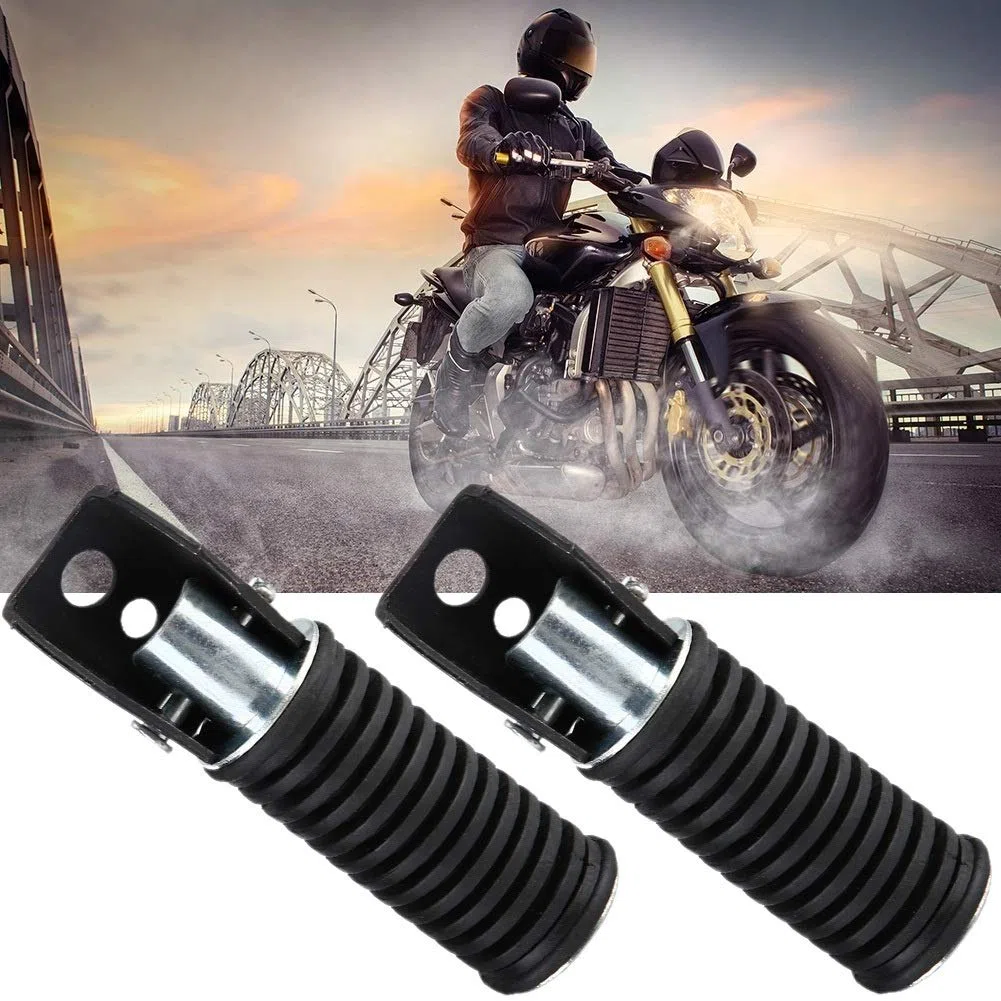 Pedane moto - 1 paio di passeggero posteriore moto, pedane pedane poggiapiedi, for GN125 / QJ25 / GS125 / GT125-5