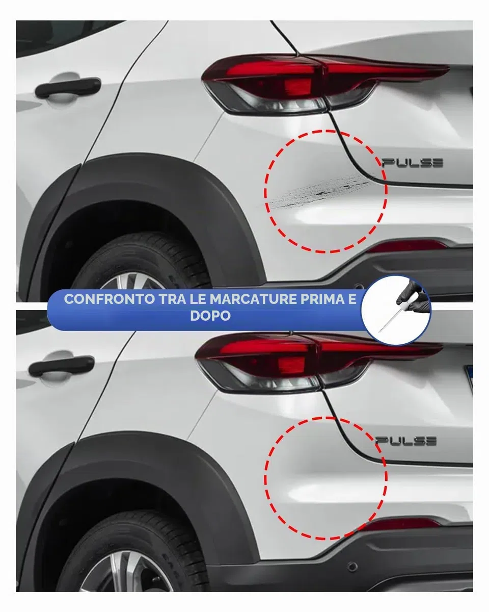 611/A/611 Grigio Alluminio - Vernice per ritocco per Fiat - Corrispondenza esatta di graffi e scheggiature, grigio metallizzato