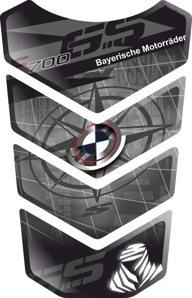 PARASERBATOIO ADESIVO, TANKPAD, TANKSCHUTZ, PROTECTION DE RESEVOIR, RESINATO EFFETTO 3D compatibile con BMW F700GS F700 F 700 GS F-700-GS F-700 BMWF700 BMWF700GS v4