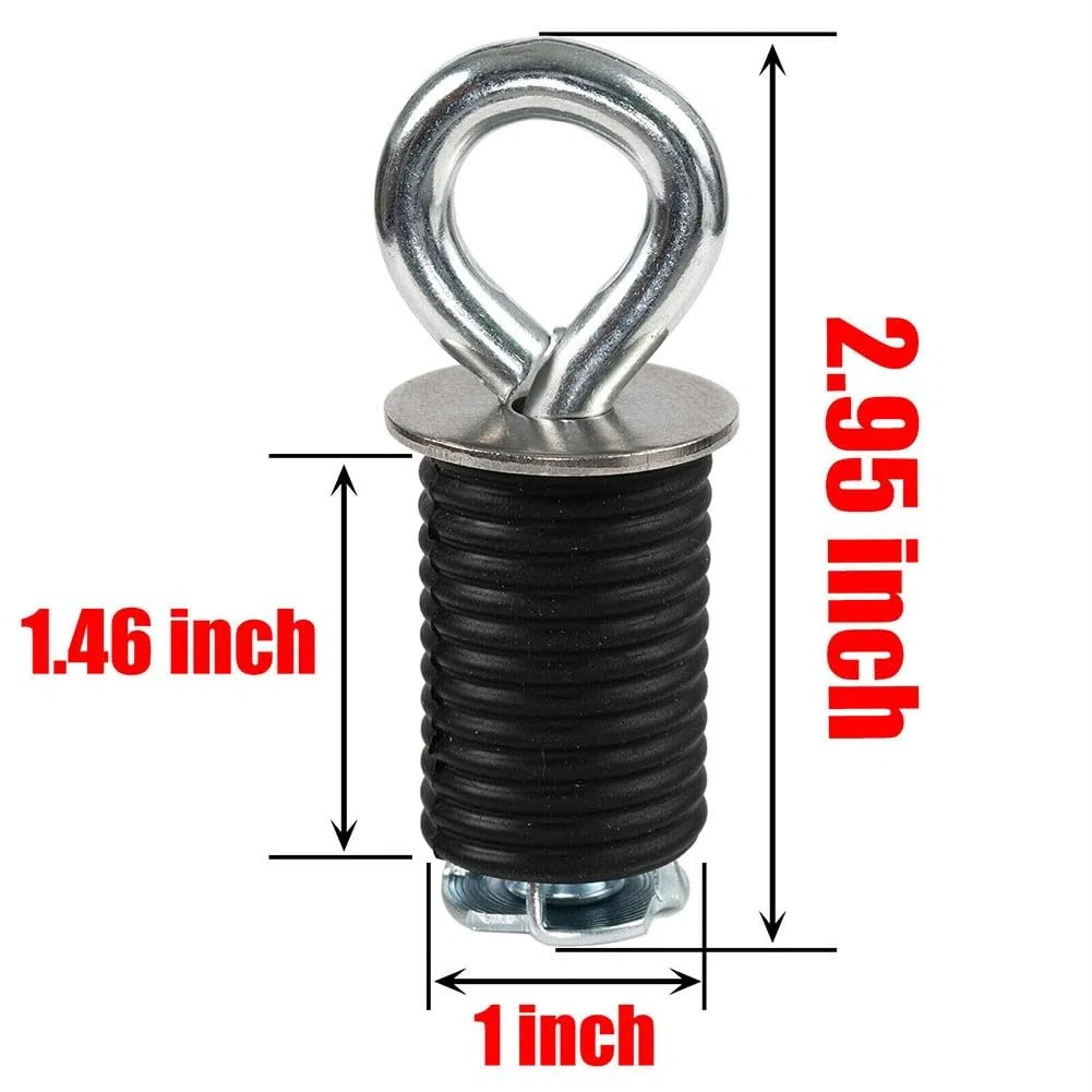 Confezione da 6 ganci di ancoraggio Lock and Ride per polaris per rzr 1000 UTV ATV, robusto metallo presa sicura, nero argento